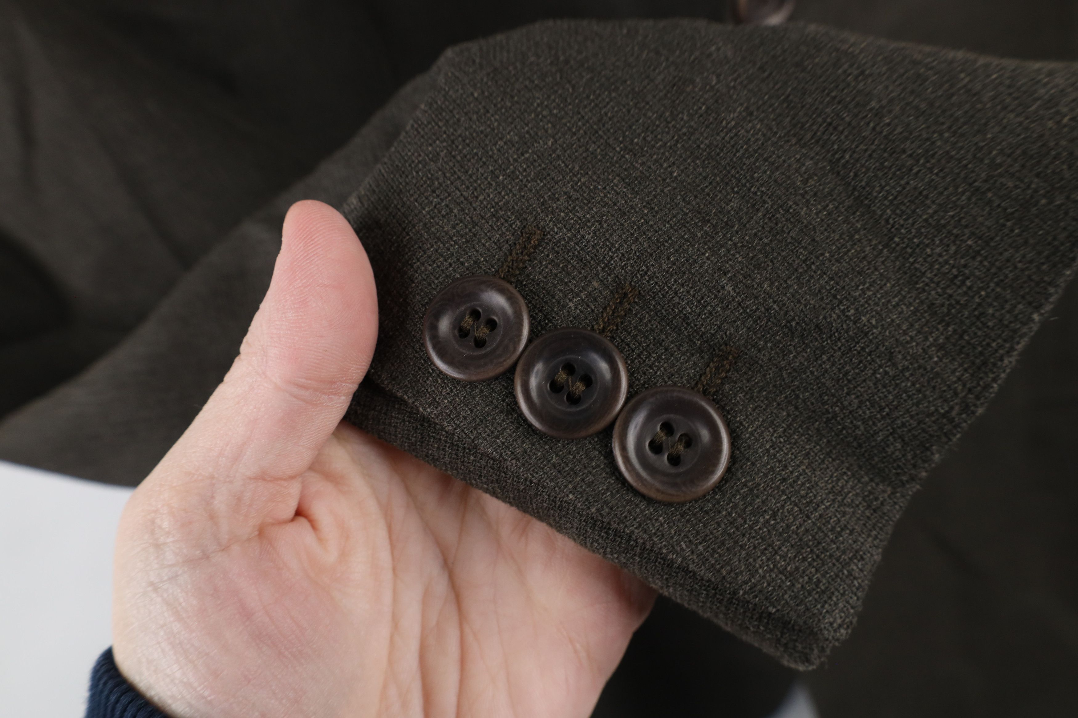 Vintage Today's Man Silk Wool 3 Button Suit Blazer Jacket Italy Size US XXL / EU 58 / 5 - 8 Thumbnail