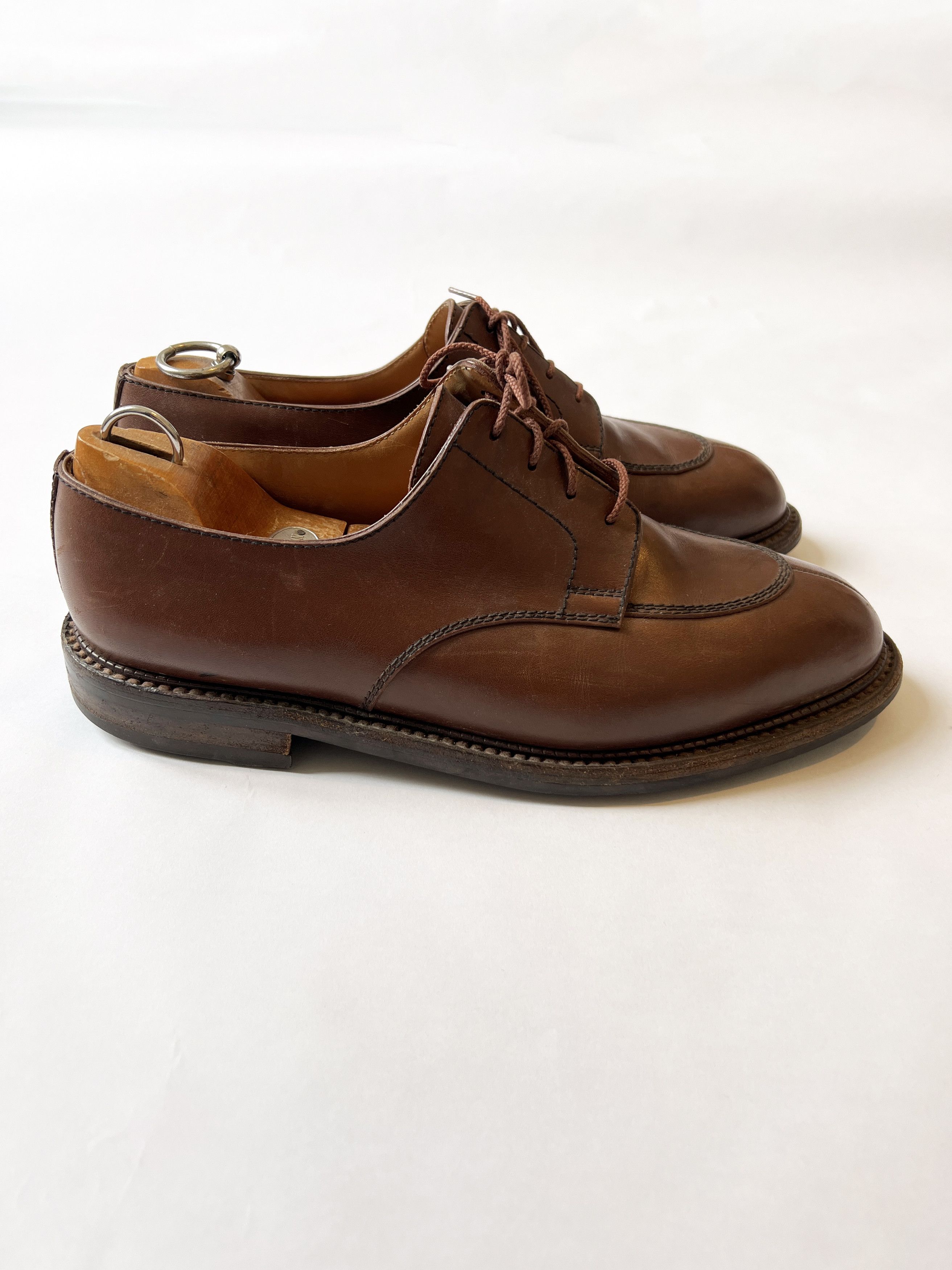 J.M. Weston JM Weston - Derby Chasse - 9E Cuir Veau Box Bergeronette Size US 10 / EU 43 - 2 Thumbnail