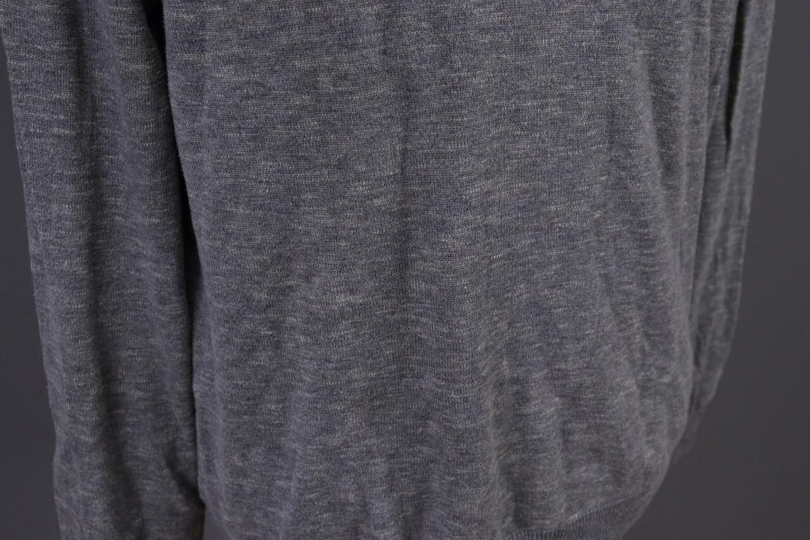 J.Crew Men J.Crew Gray V-Neck Cotton Sweater Size M Size US M / EU 48-50 / 2 - 8 Thumbnail