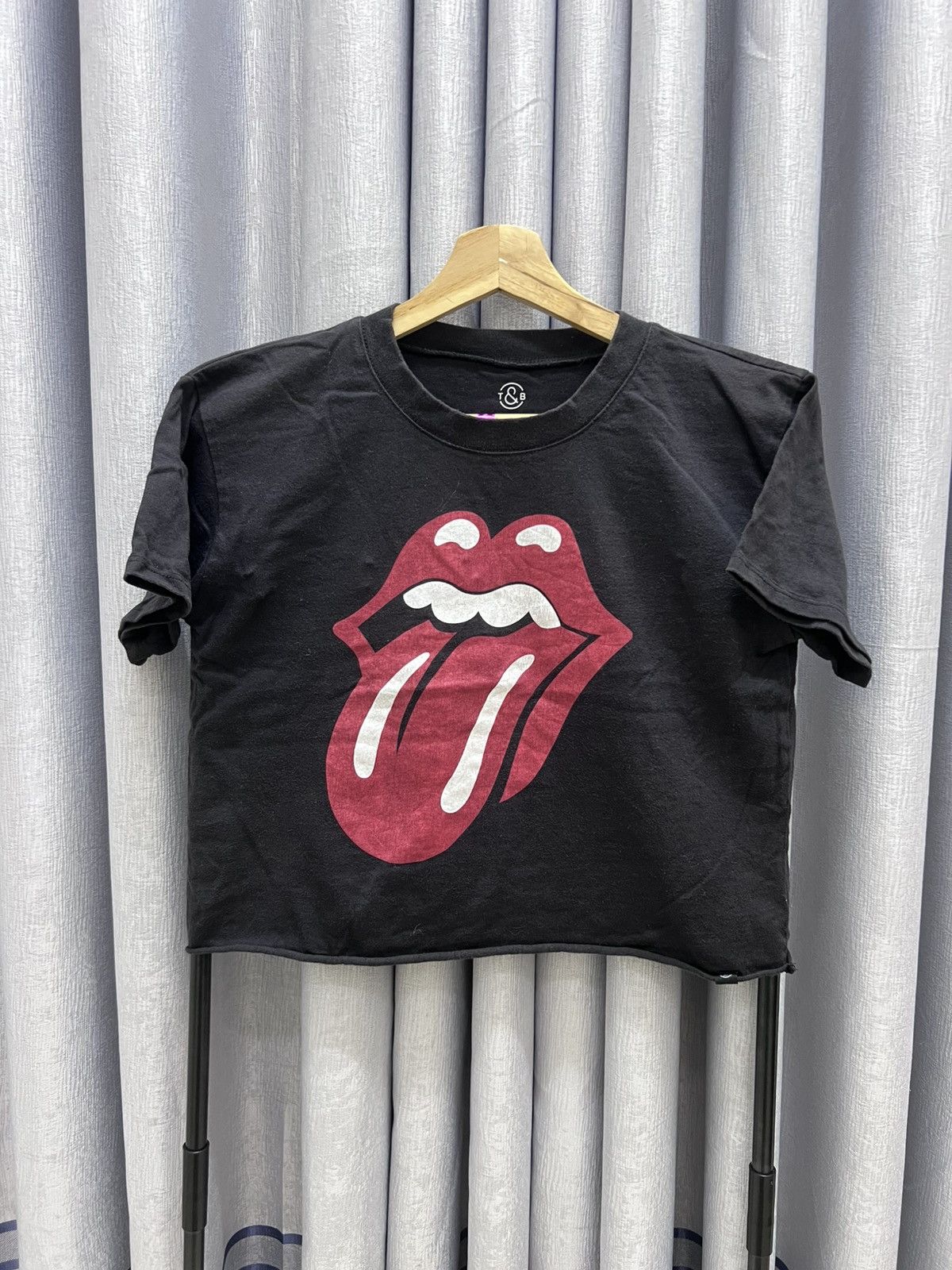 Band Tees The Rolling Stones Cropped Tshirt Size M / US 6-8 / IT 42-44 - 1 Thumbnail
