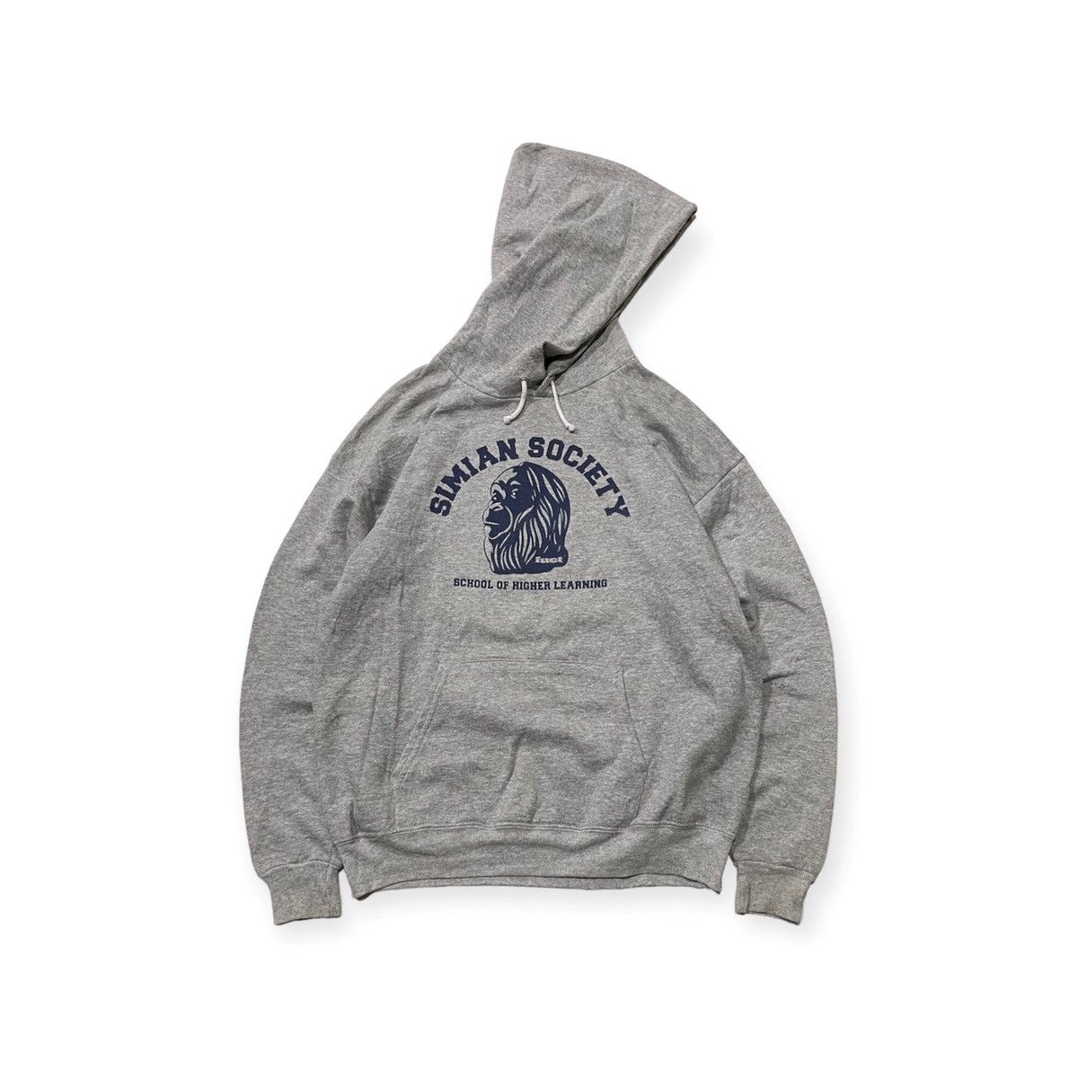 image of ‘90S Fuct “Simian Society “ Hoodie in Grey, Men's (Size Medium)