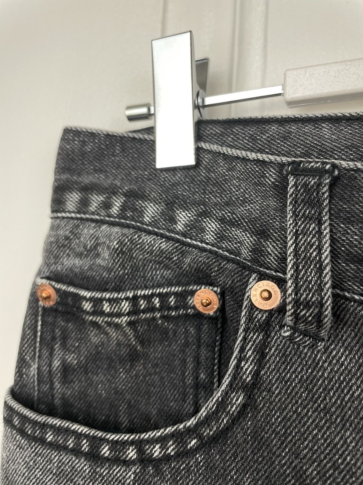 Balenciaga Balenciaga washed grey archetype denim jeans Size US 30 / EU 46 - 3 Thumbnail