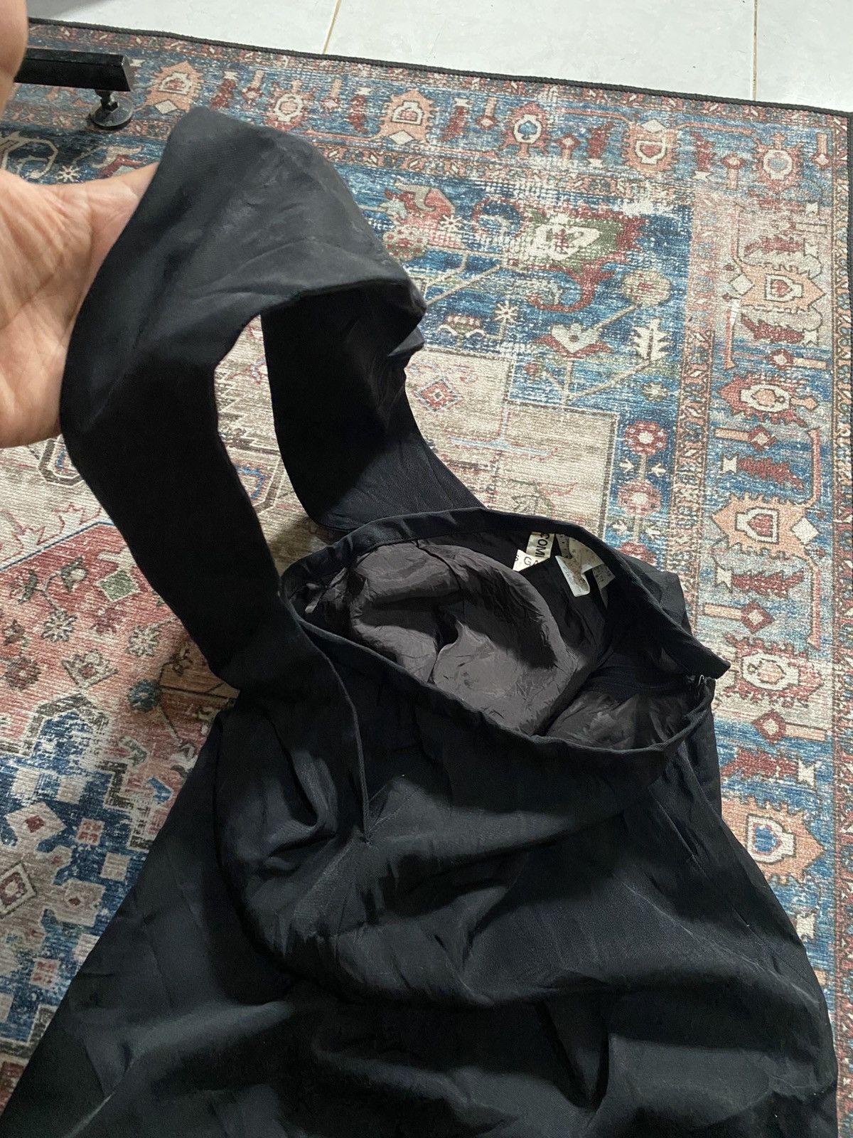 Comme des Garcons Comme des Garcons AD1989 Midi Skirt black Size 26" / US 2 / IT 38 - 4 Thumbnail