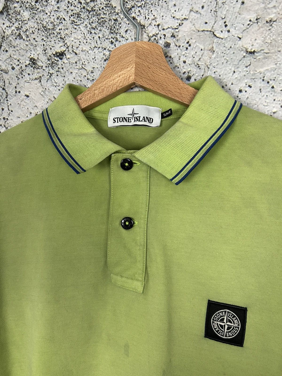 Stone Island Stone Island Polo Tee Streetwear Designer Hype Size US XL / EU 56 / 4 - 3 Thumbnail