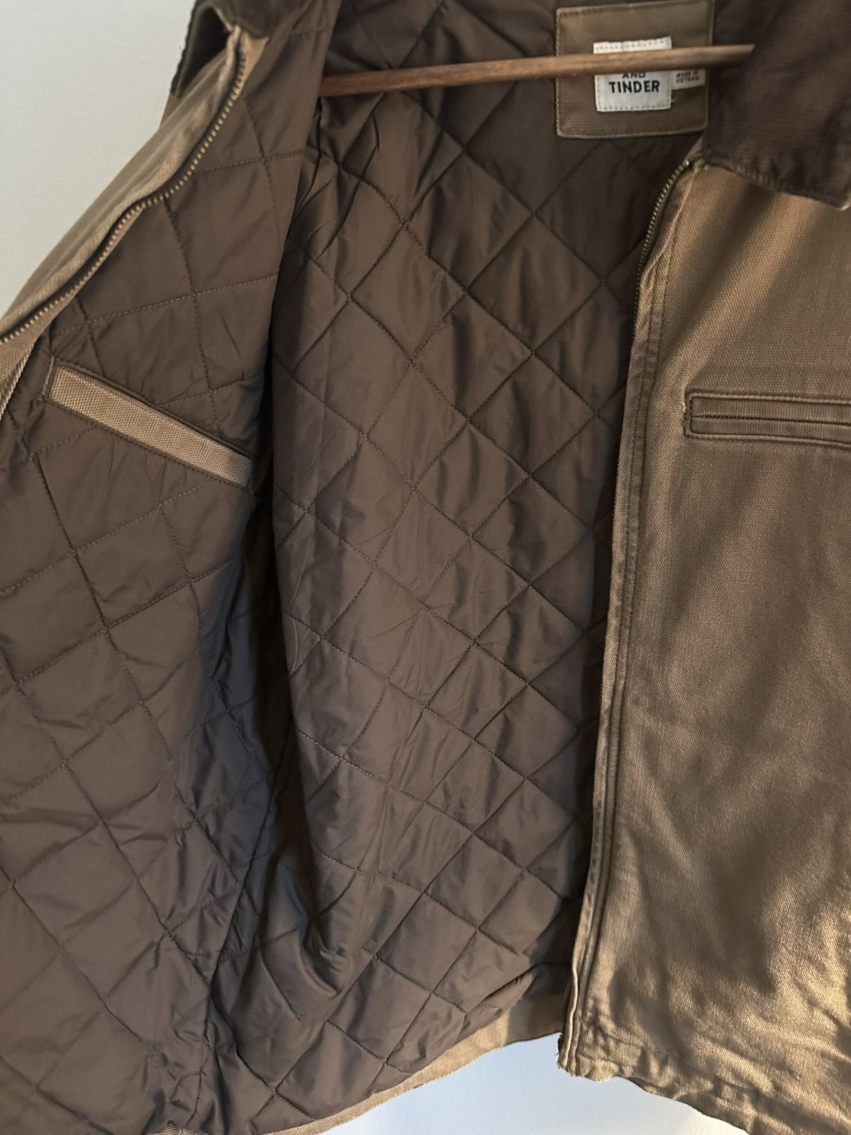 Flint And Tinder Flint and Tinder Mason Canvas Work Jacket Washed Earth L Size US L / EU 52-54 / 3 - 4 Thumbnail
