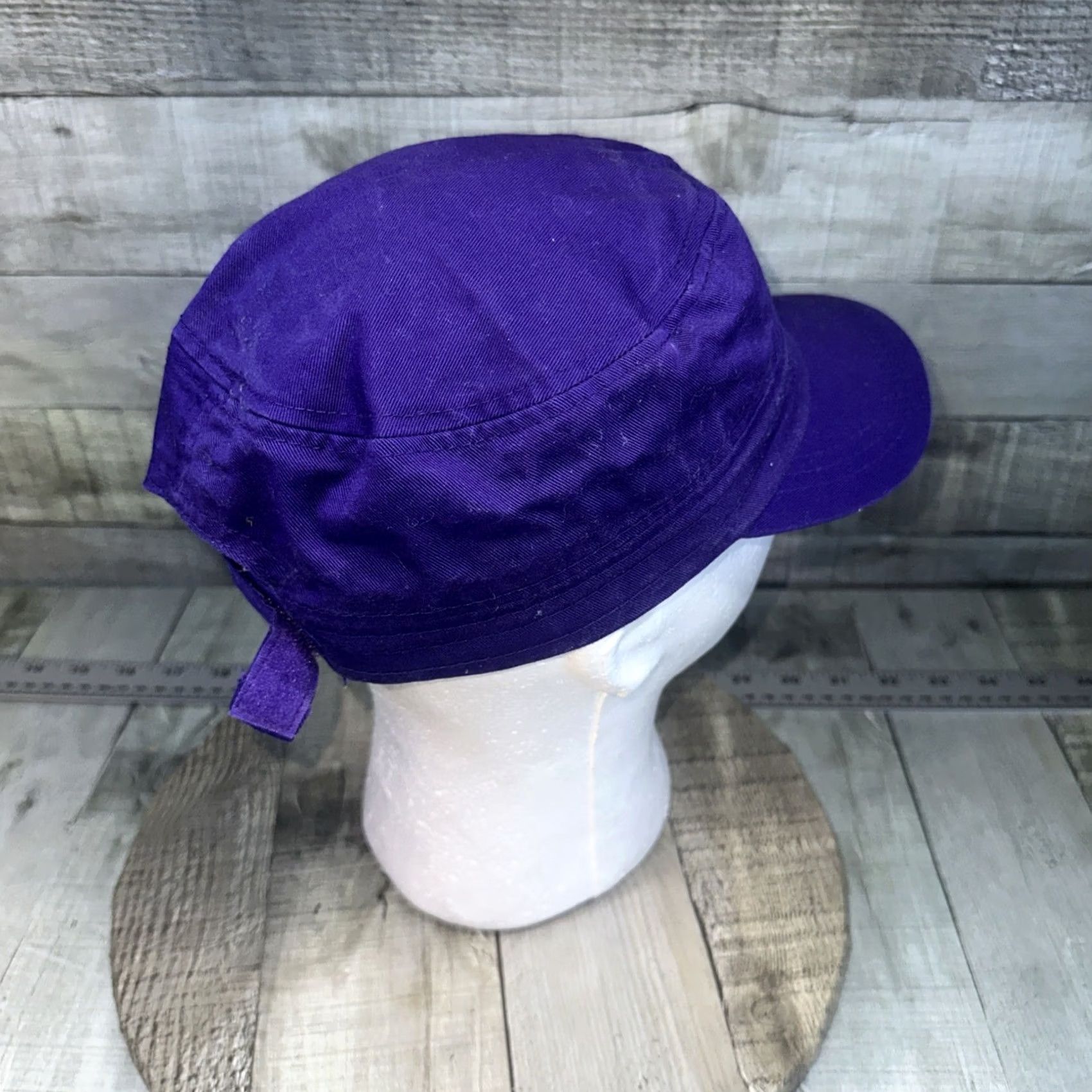 Vintage Purple Hat Unbranded Military One Size Men Purple Hat Leaver Logr Size ONE SIZE - 5 Thumbnail