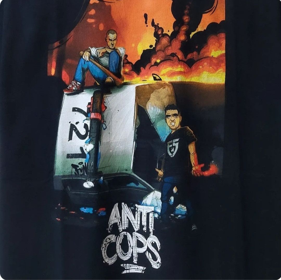 Other ANTI COPS TSHIRT Size US L / EU 52-54 / 3 - 3 Thumbnail