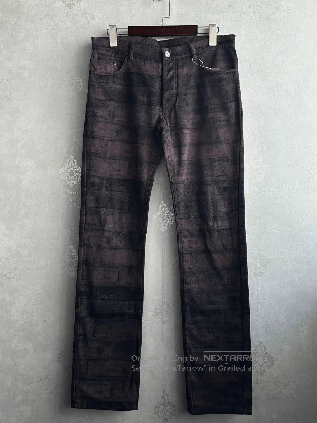 Maison Margiela Sz 48 Maison Martin Margiela Brick Print Denim. Size US 32 / EU 48 - 1 Thumbnail
