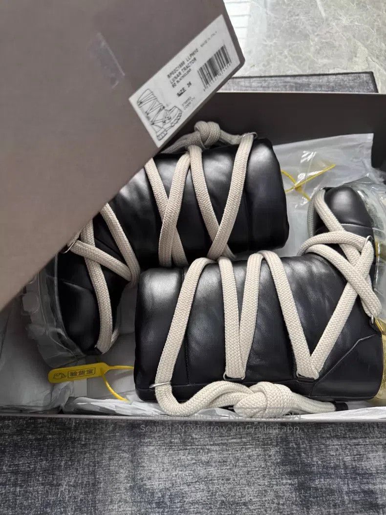 Rick Owens Rick Owens Crazy Lacing Octopus Bottom Snow Boots Size US 5.5 / IT 35.5 - 8 Thumbnail