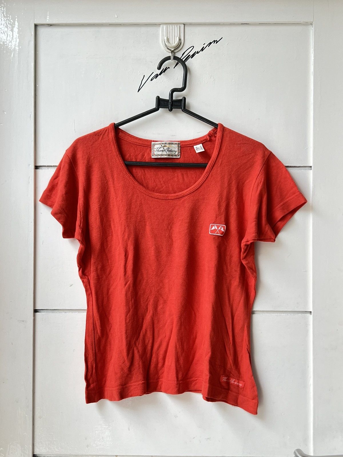 Burberry THOMAS BURBERRY Red T-shirt Size US XS / EU 42 / 0 - 9 Thumbnail