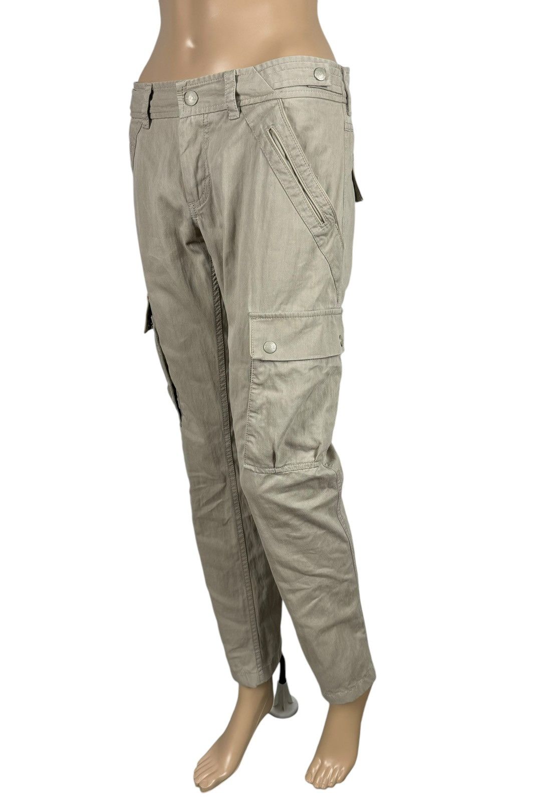 Diesel × Vintage Diesel 00s Vintage Cargo Pants Cotton-Nylon size 27 Size 27" / US 4 / IT 40 - 3 Thumbnail