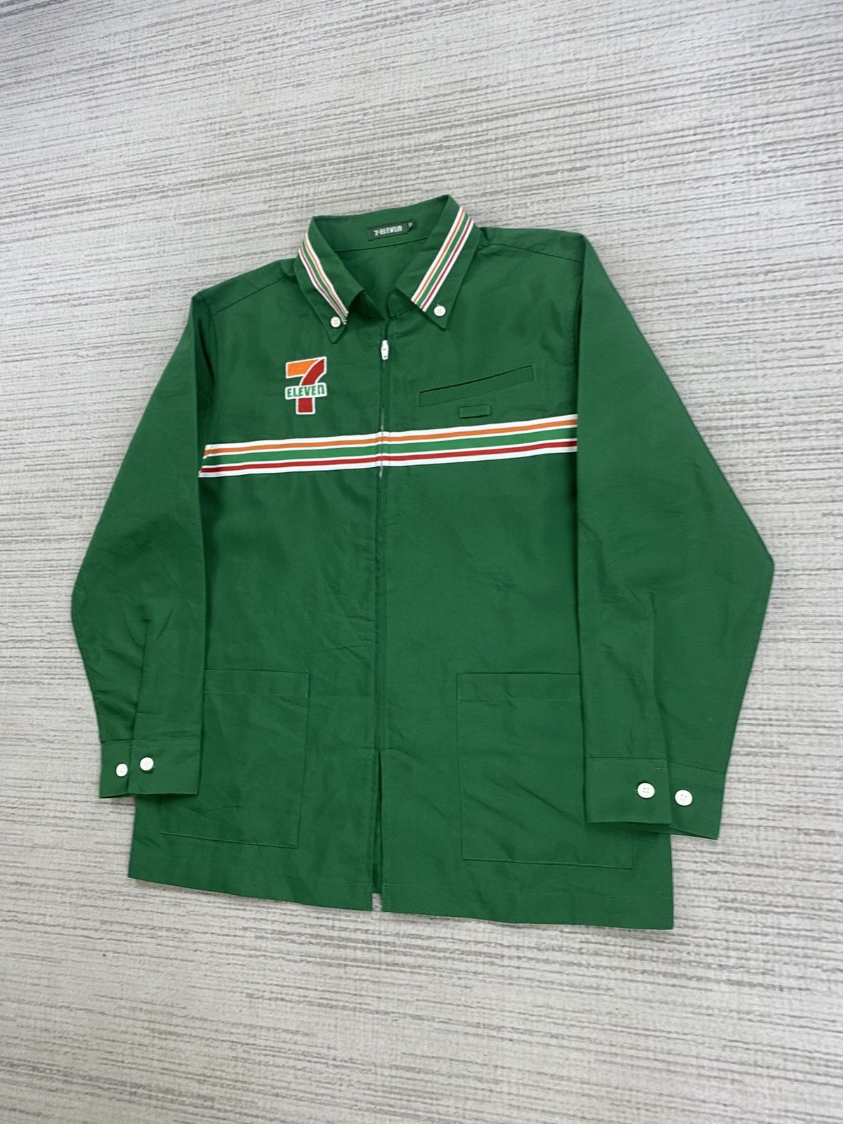 Japanese Brand × Vintage Vintage 7 Eleven Fullzip Breasted Jacket Size US M / EU 48-50 / 2 - 4 Thumbnail