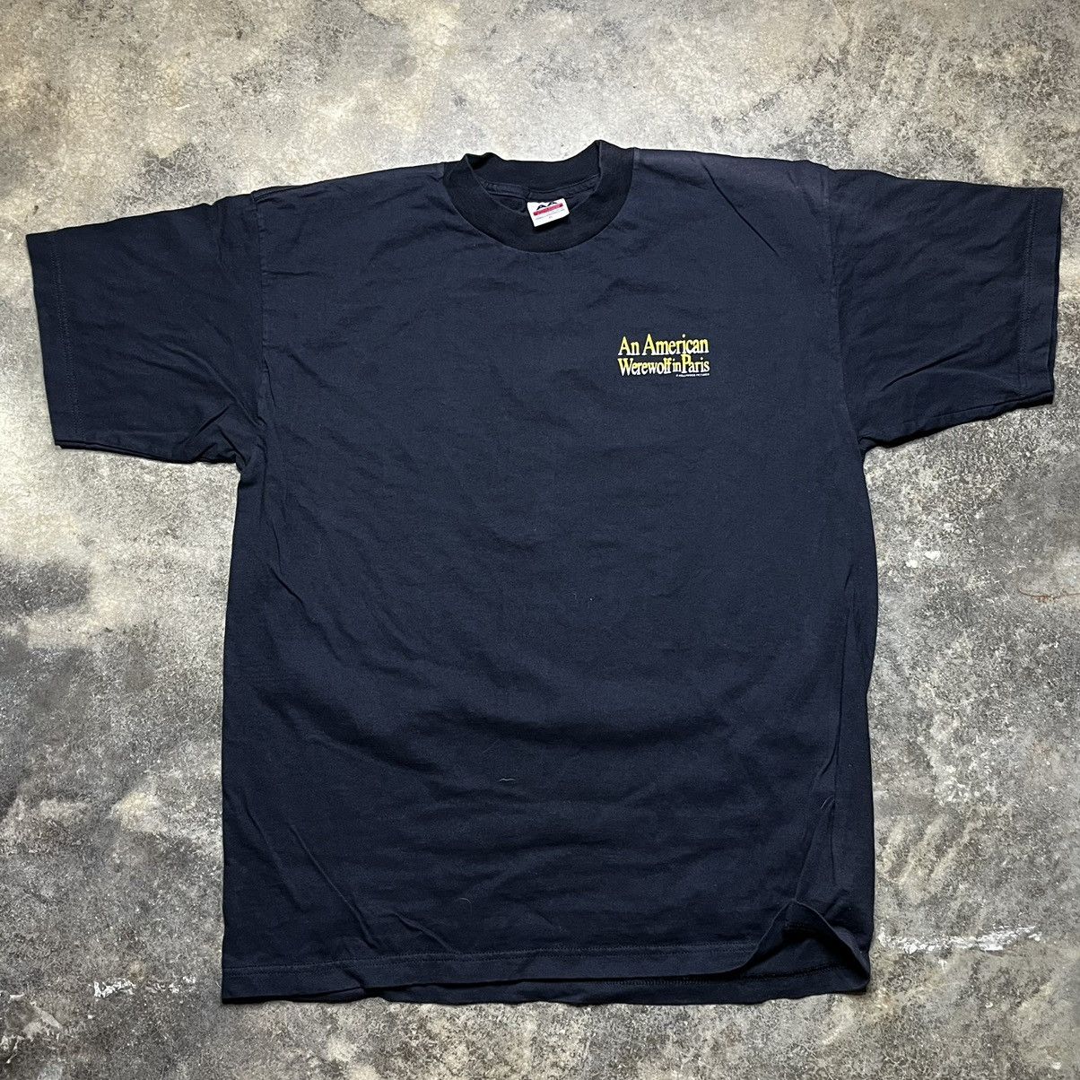 Vintage vintage american werewolf in paris promo tshirt Size US XL / EU 56 / 4 - 5 Thumbnail
