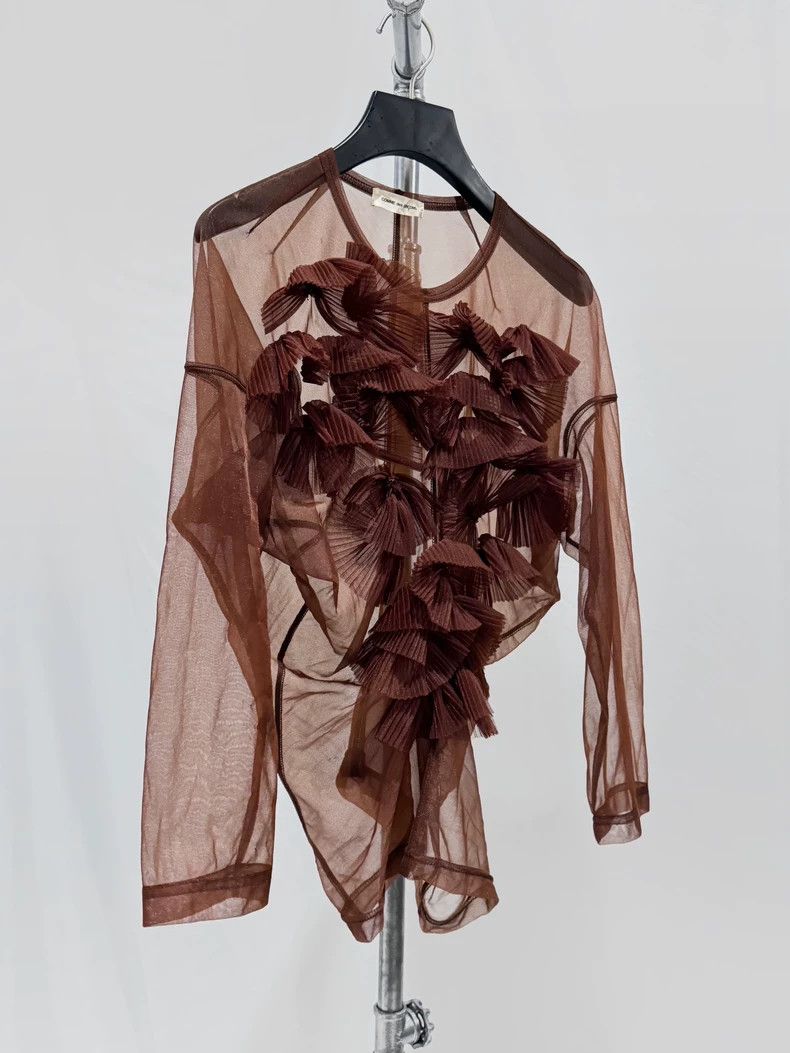 Comme des Garcons Comme des garcons Tulle see-through undercoat long sleeves Size ONE SIZE - 1 Thumbnail