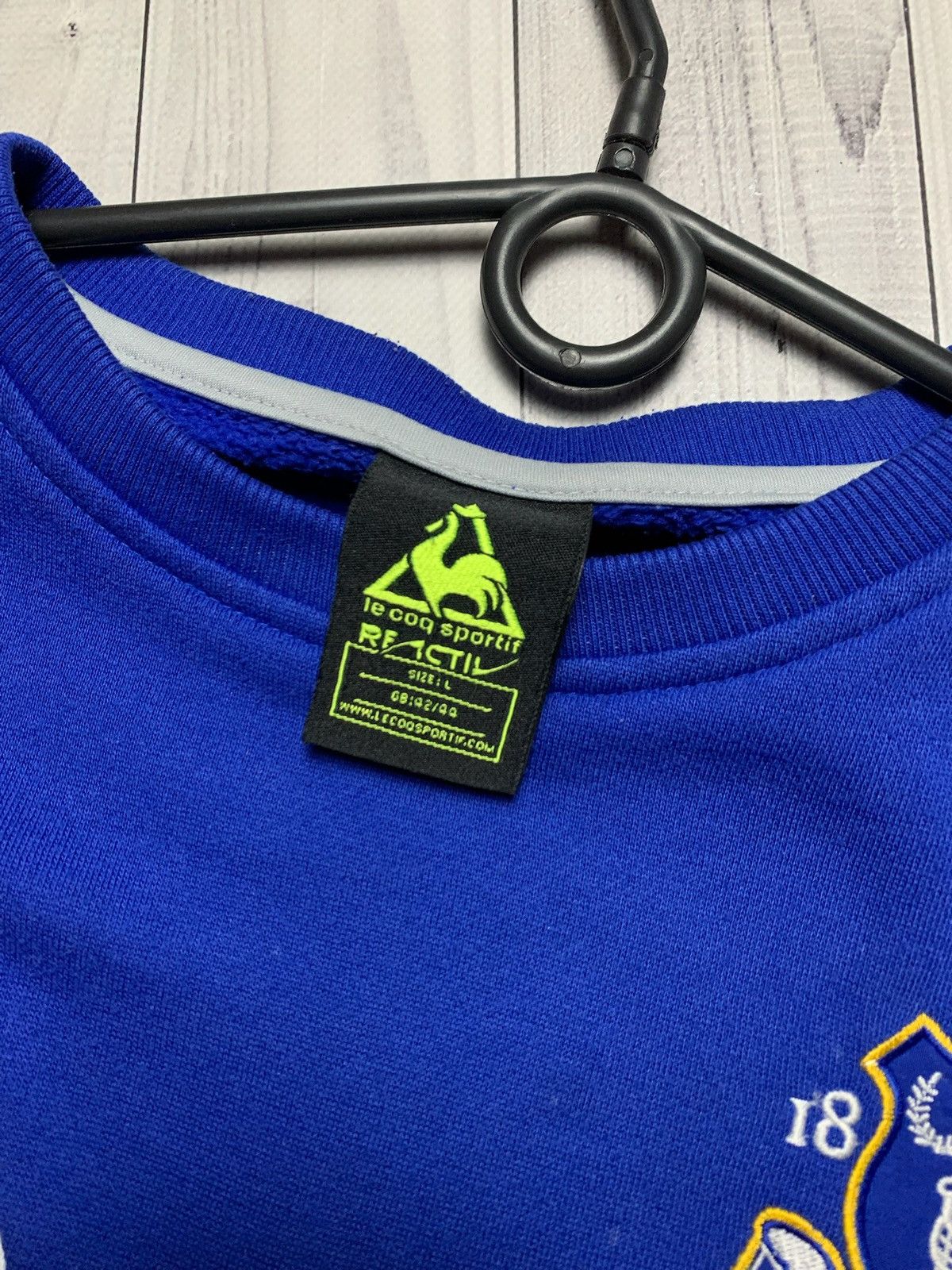 Vintage Vintage Everton soccer sweatshirt logo blue size L rare Size US L / EU 52-54 / 3 - 4 Thumbnail