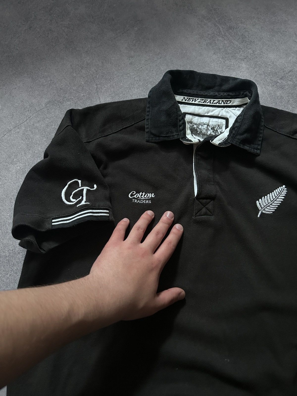Cotton Traders × Vintage Vintage New Zealand 🇳🇿 Rugby jersey mens polos Size US M / EU 48-50 / 2 - 2 Thumbnail