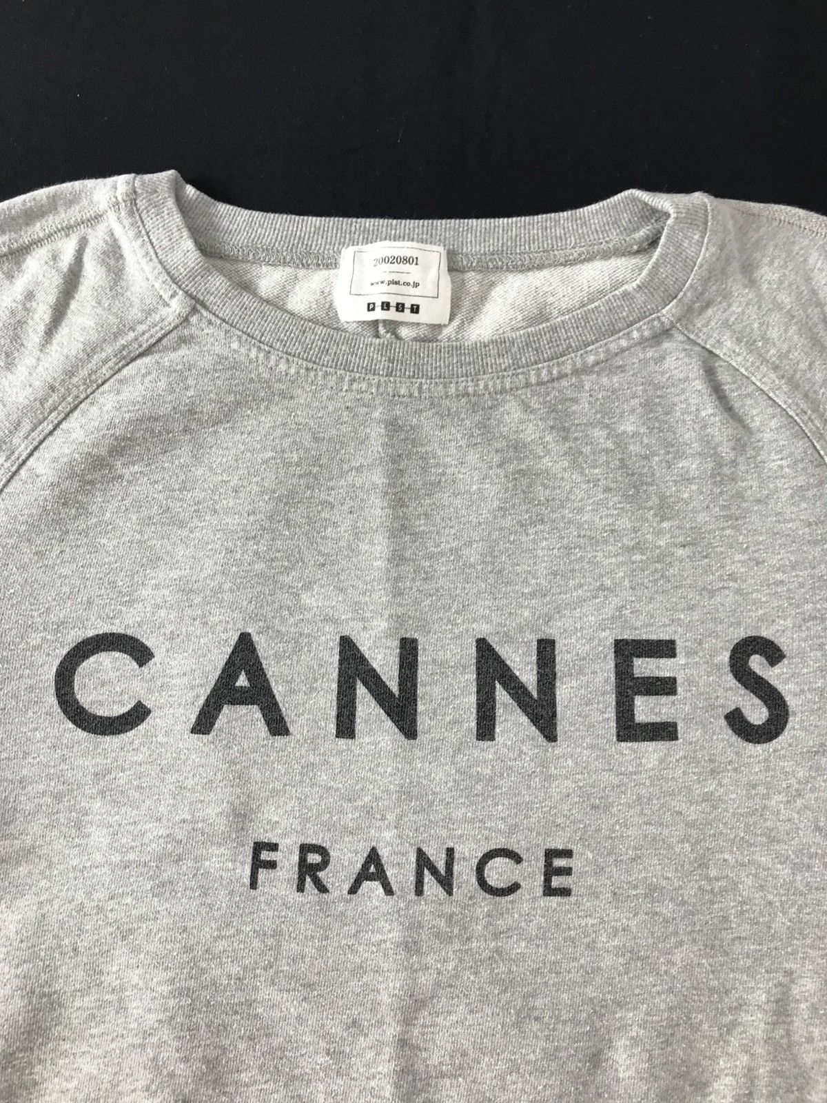 Japanese Brand PLST Cannes France Crewneck Sweatshirt Pull Over Streetwear Size L / US 10 / IT 46 - 4 Thumbnail