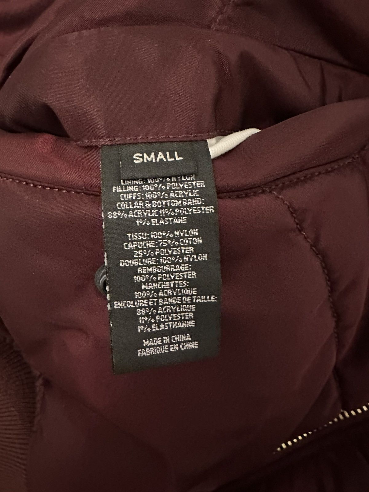 Alpha Industries × Vetements Vetements reversibel MA1 Bomber jacket in burgundy Size US S / EU 44-46 / 1 - 14 Thumbnail