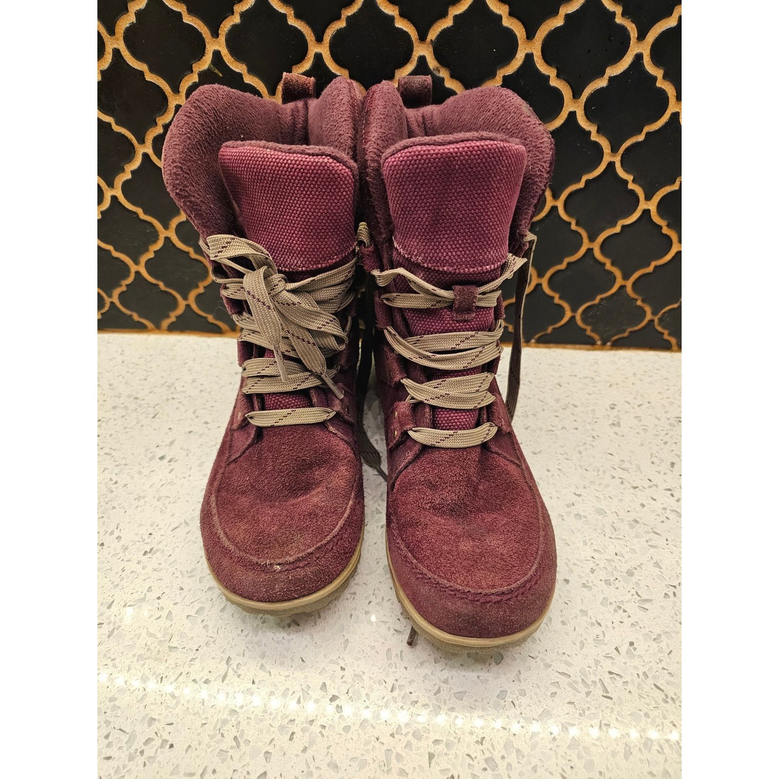 SOREL Sorel Meadow Suede Waterproof Winter Boots – Purple Dahlia Size US 6.5 / IT 36.5 - 2 Thumbnail