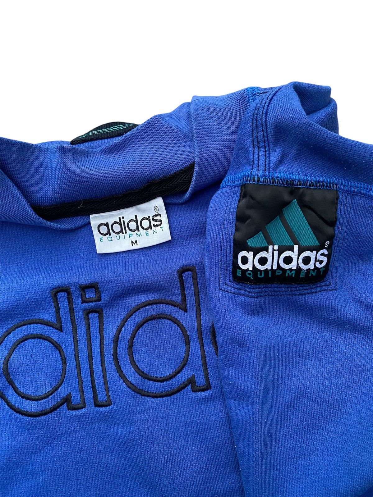 Adidas × Japanese Brand × Vintage Vintage Adidas Equipment Spellout Logo Sweatshirt Size US M / EU 48-50 / 2 - 7 Thumbnail