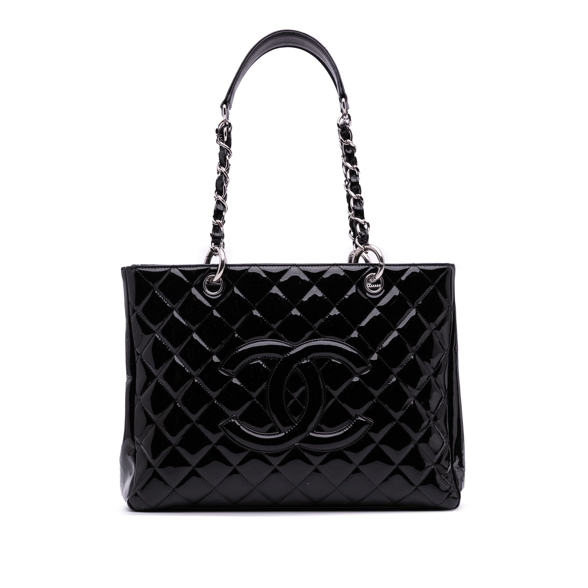 Chanel Patent Grand Shopping Tote