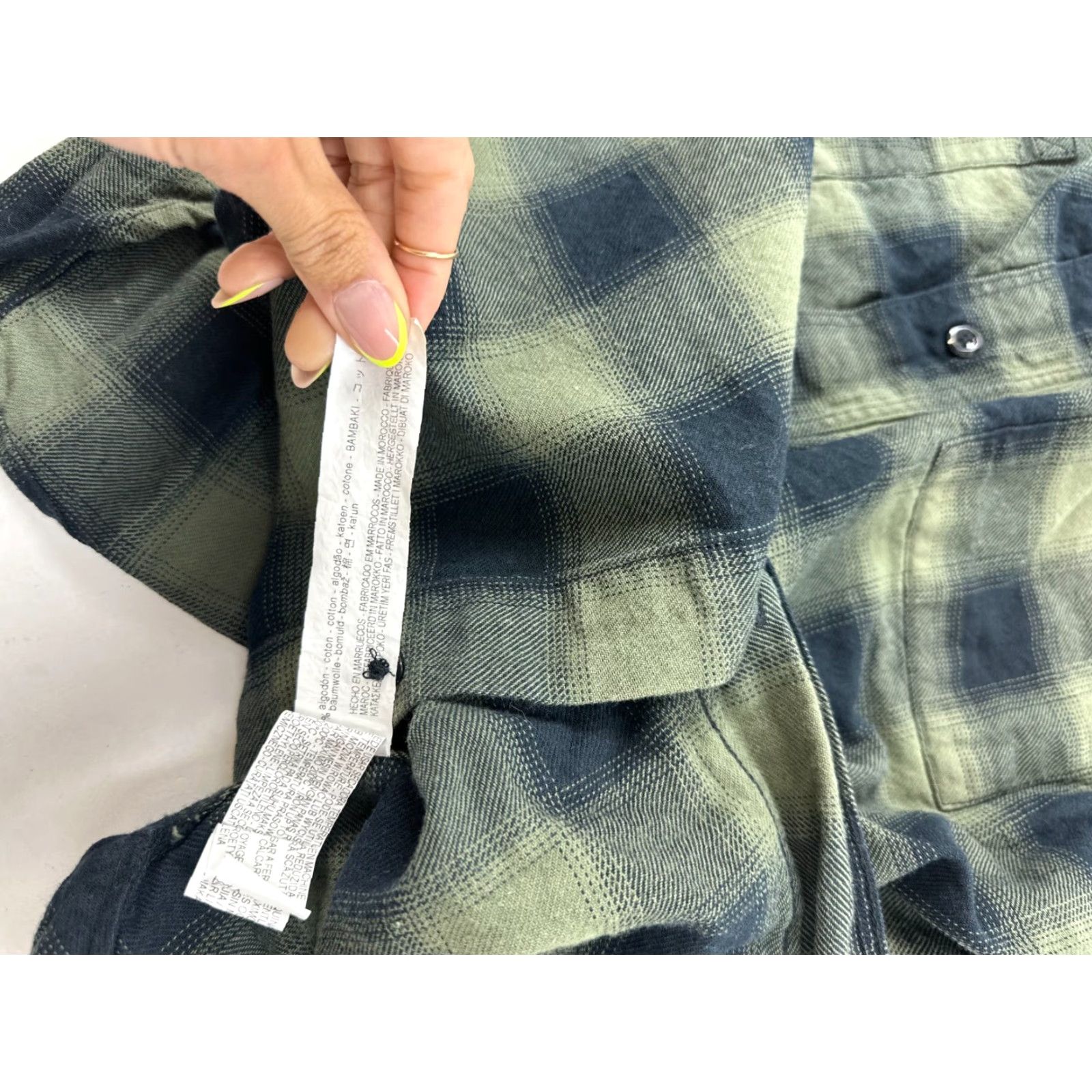 Vintage Original Denim 1975 Shirt Mens M Green Black Plaid Short Sleeve Button-Down Shirt Size US M / EU 48-50 / 2 - 5 Thumbnail