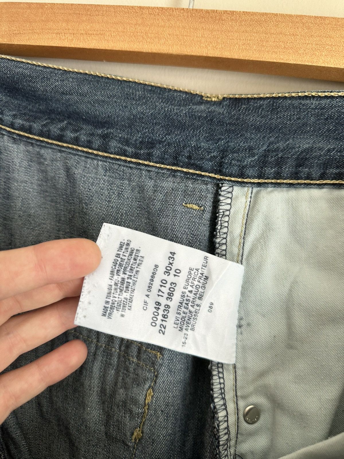 Levi's Levi’s Engineered Jeans Twisted Seam Buckle-Back Denim Size US 30 / EU 46 - 10 Thumbnail
