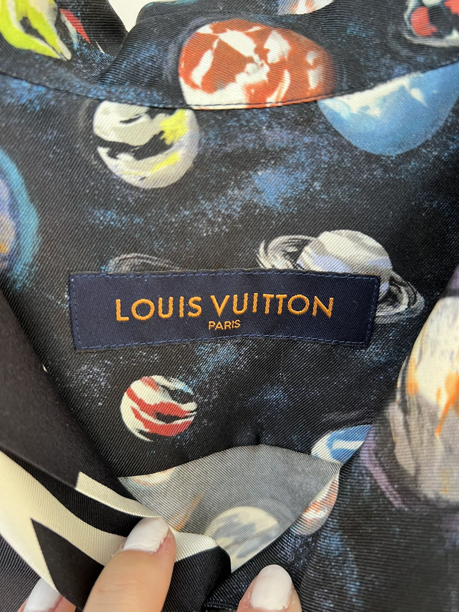 Louis Vuitton Silk Galaxy Shirt Size US XXL / EU 58 / 5 - 3 Thumbnail