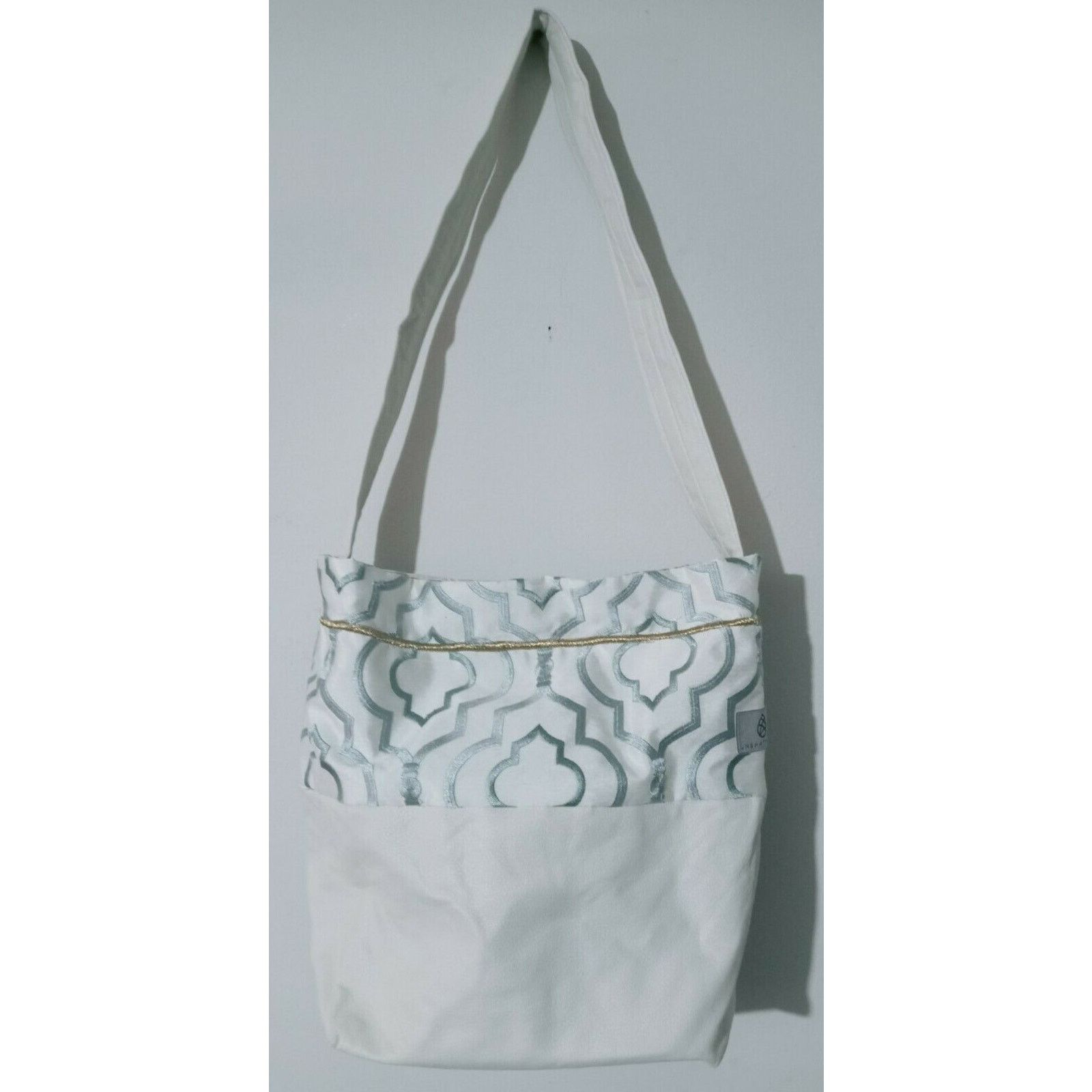 Unshattered New York Shoulder Bag Handbag Off White/teal, Women's