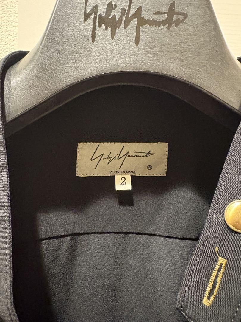 Yohji Yamamoto POUR HOMME 19aw look29 gold button shirts HC-B44-501 Size US M / EU 48-50 / 2 - 3 Thumbnail