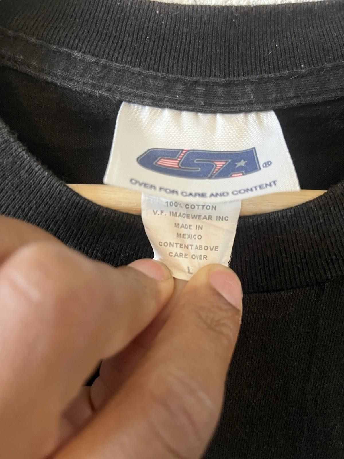 CSA VTG Minnesota Vikings Fine Line Outline Graphic Black L NFL Size ONE SIZE - 3 Thumbnail