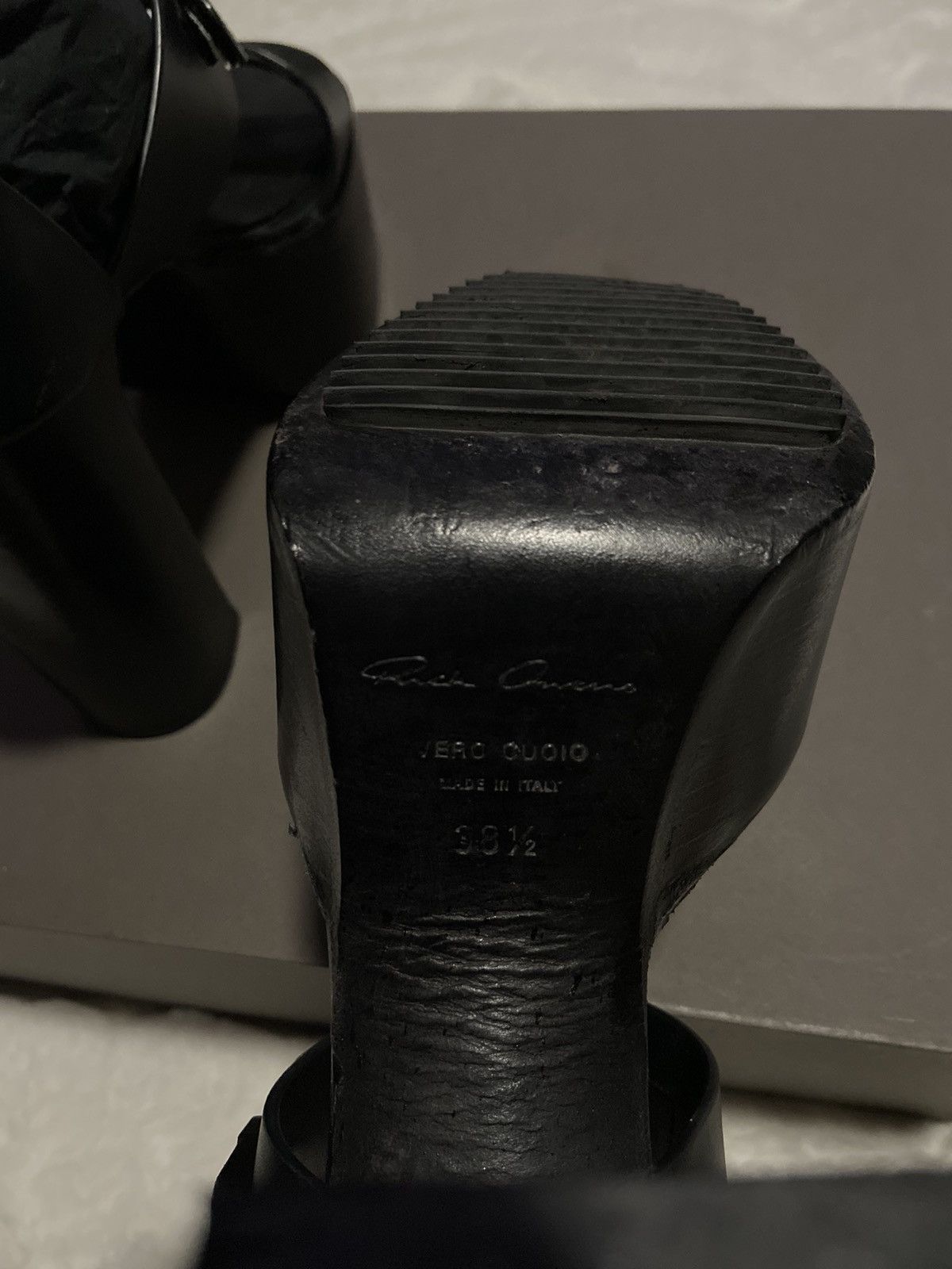 Rick Owens Rick Owens Kiss ankle strap platform heels Size US 8.5 / IT 38.5 - 10 Thumbnail