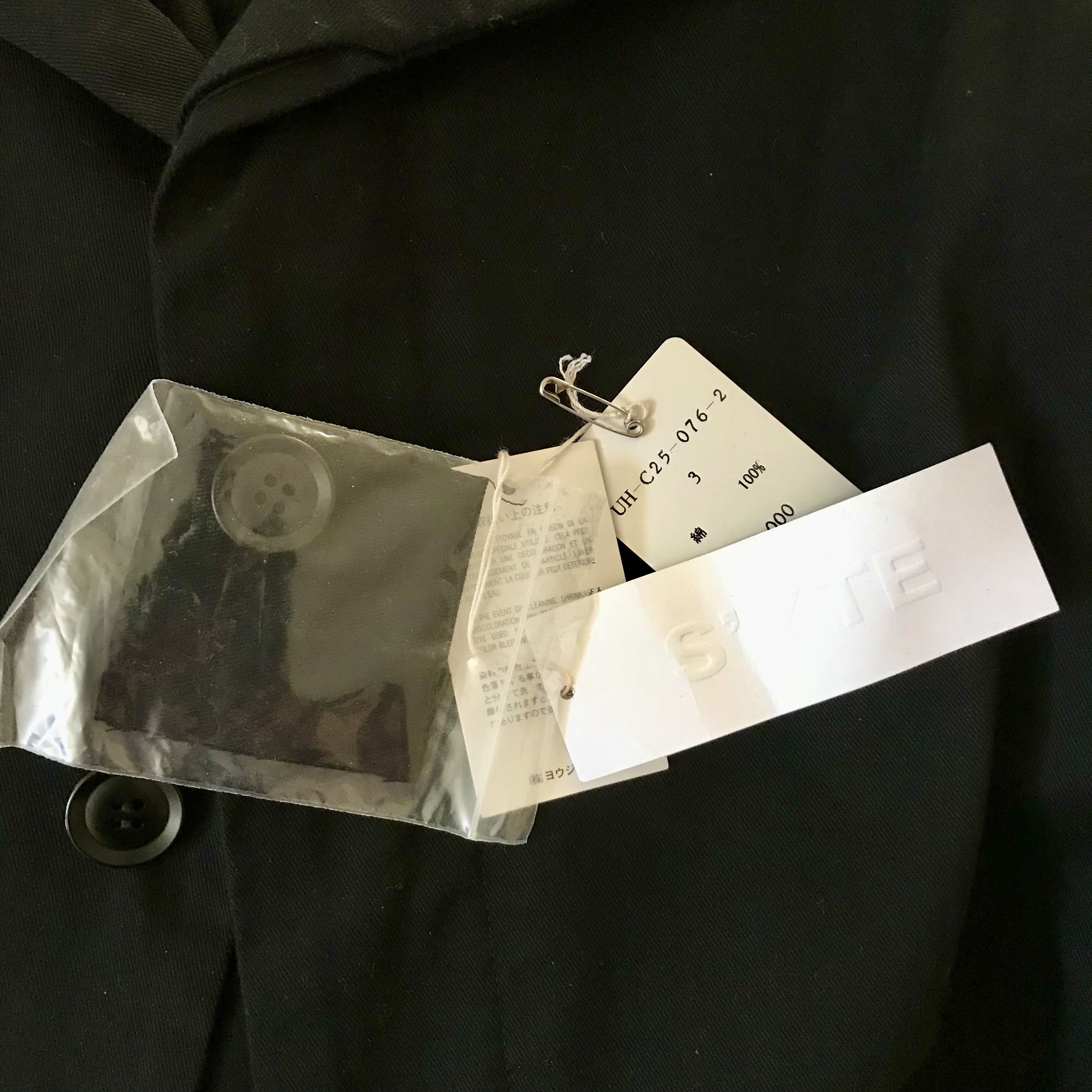 Yohji Yamamoto Yohji Yamamoto S’YTE Black Long Wide Urban Trench Coat Size US L / EU 52-54 / 3 - 6 Thumbnail