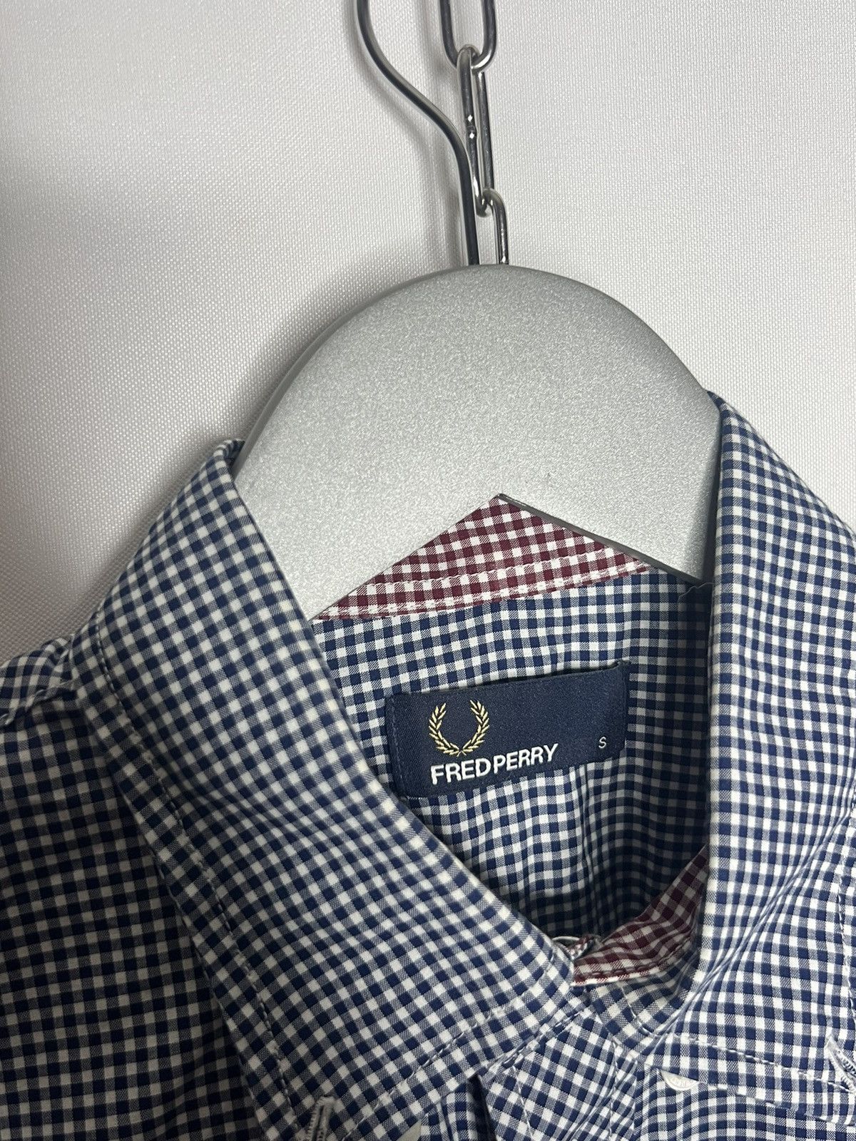 Fred Perry × Vintage Fred Perry Vintage Shirt Polo Tee Short Sleeve Plaid Size US S / EU 44-46 / 1 - 6 Thumbnail