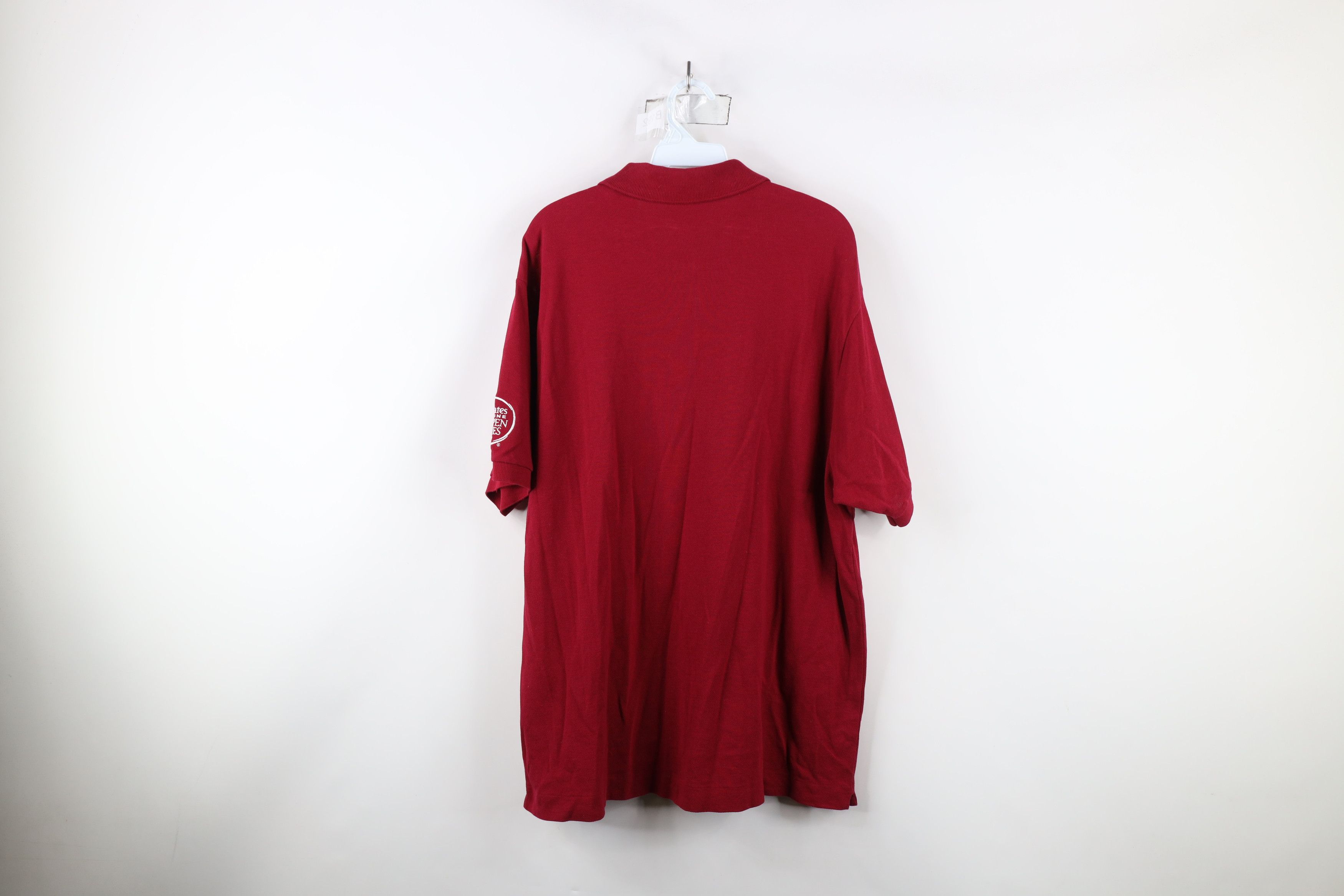 Lacoste × Vintage Lacoste Djokovic US Open Tennis Collared Polo Shirt Red Size US XXL / EU 58 / 5 - 11 Thumbnail