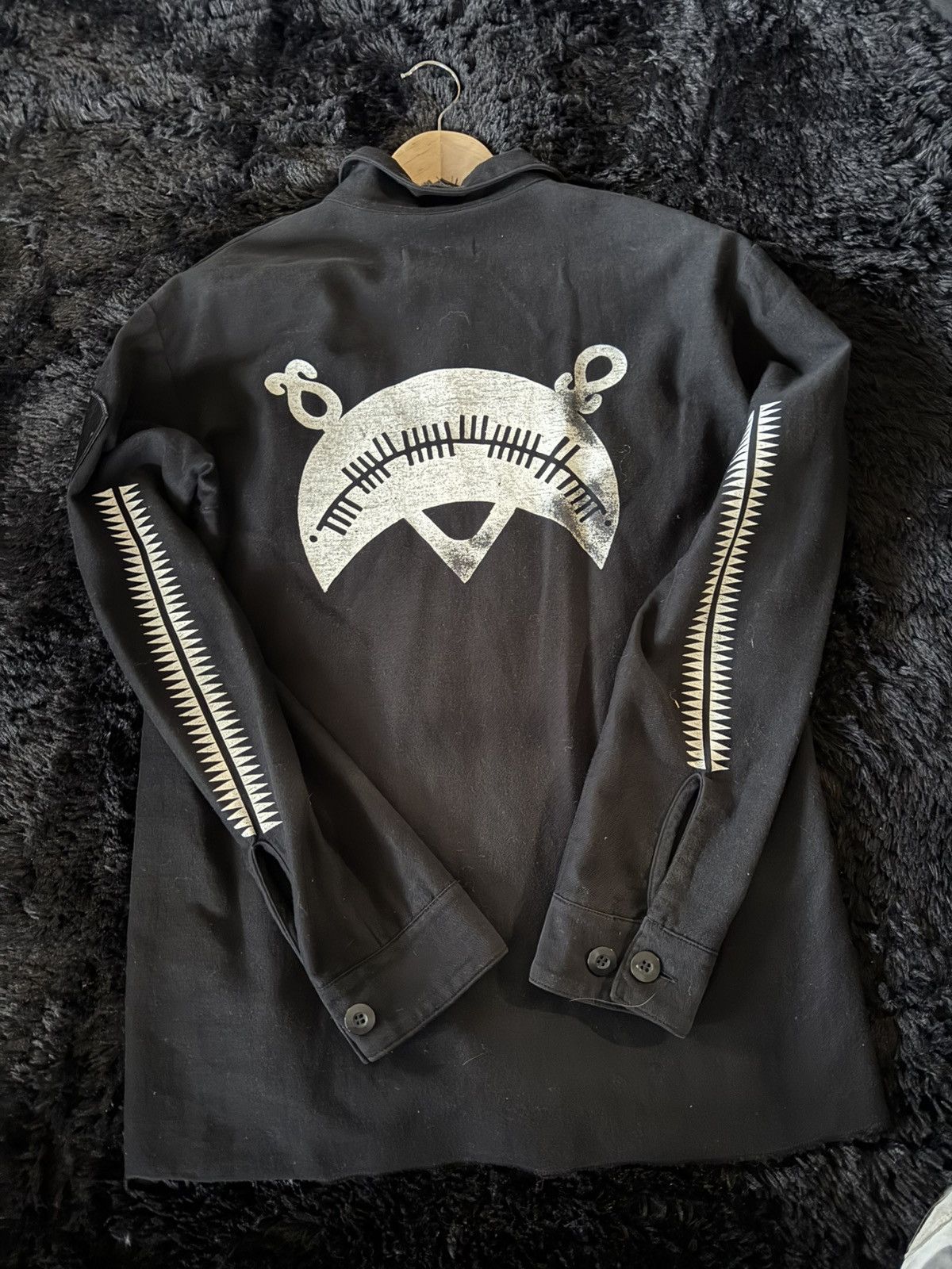 Undercover Undercover Jun Takahashi mens black denim patchwork button Size US L / EU 52-54 / 3 - 2 Thumbnail