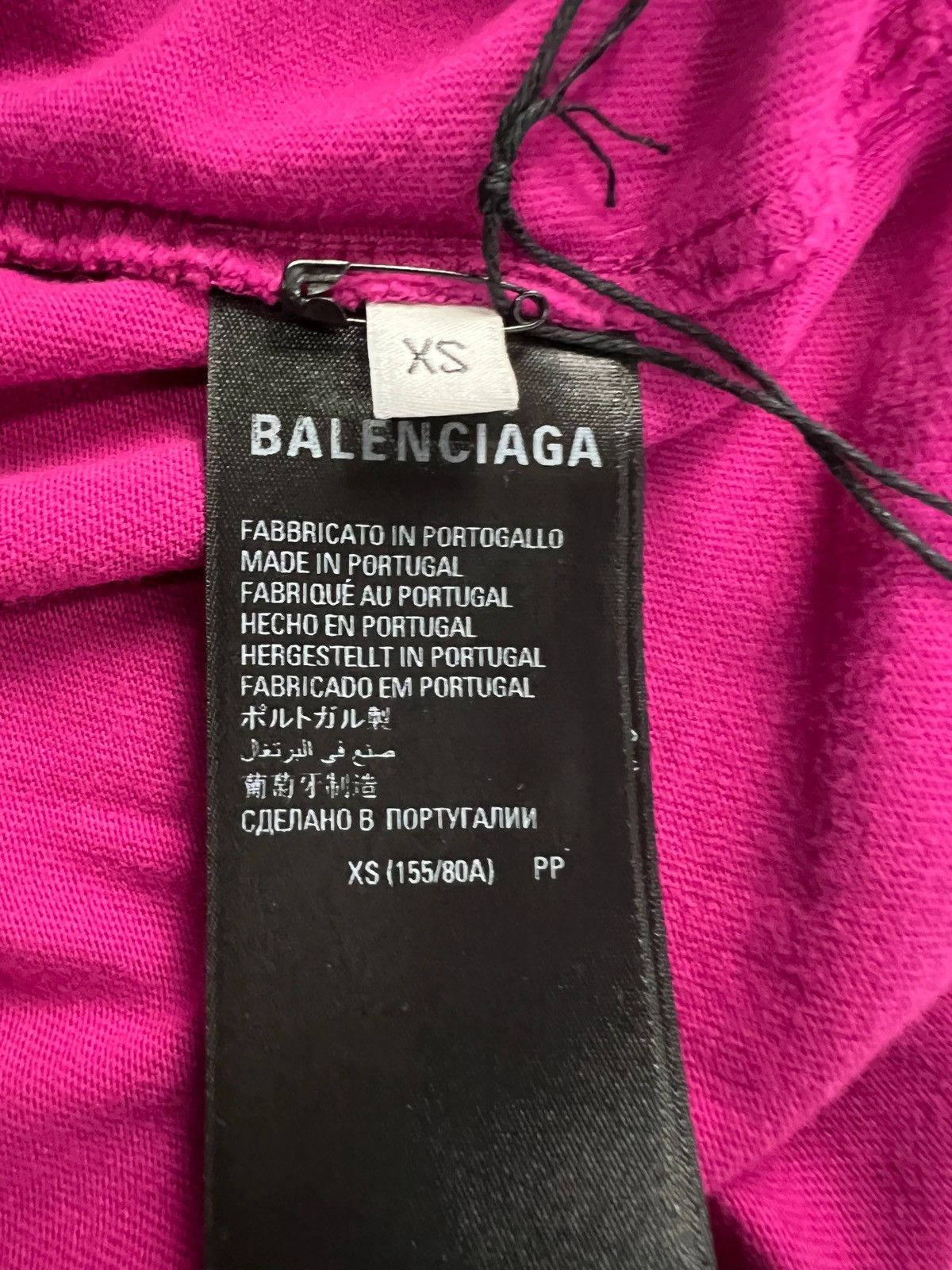 Balenciaga BALENCIAGA WASHED OUT PINK POLITICAL CAMPAIGN LOGO T-SHIRT Size US XS / EU 42 / 0 - 5 Thumbnail