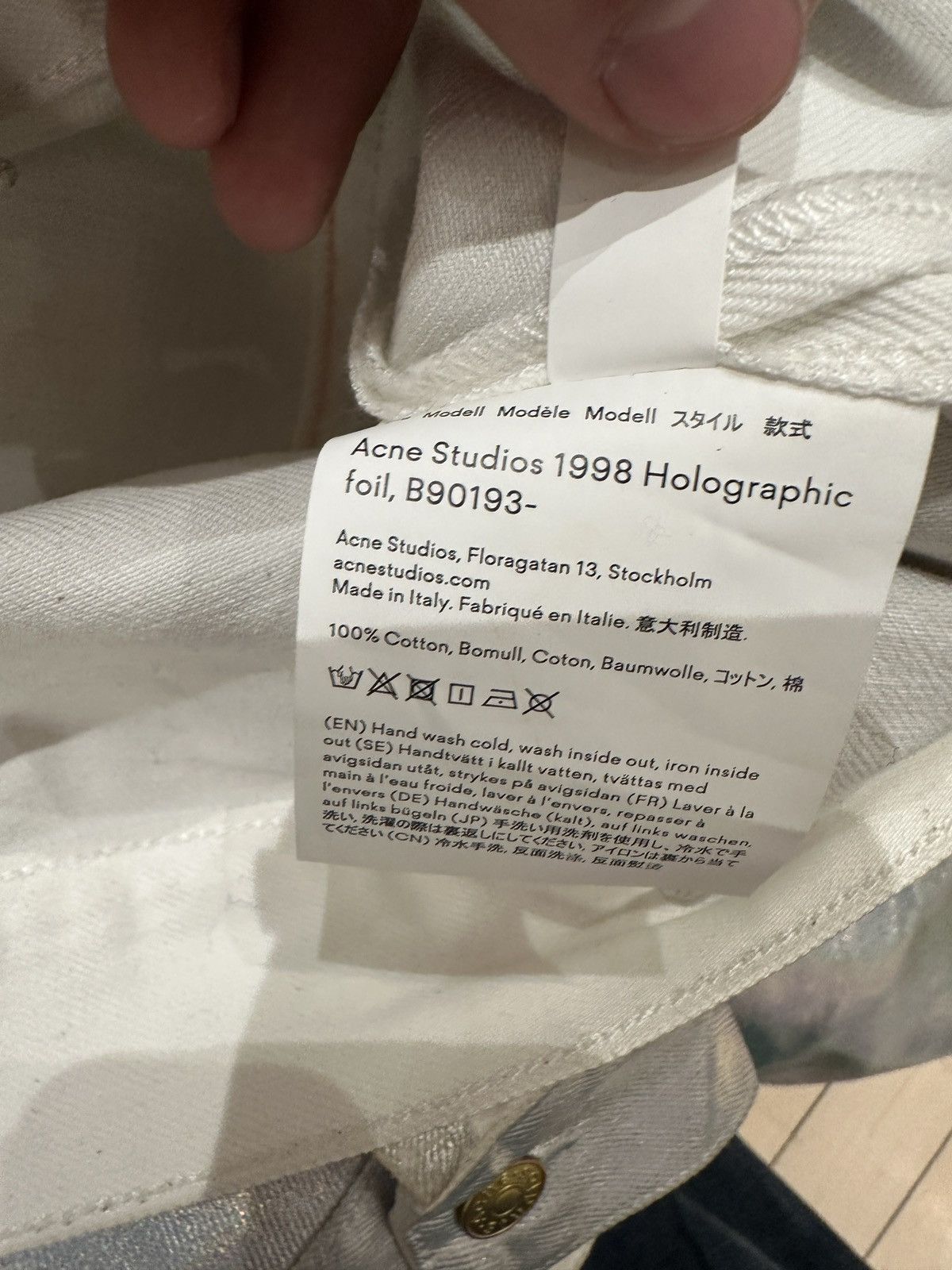 Acne Studios Acne Studios Metallic Jacket Size US XL / EU 56 / 4 - 7 Thumbnail