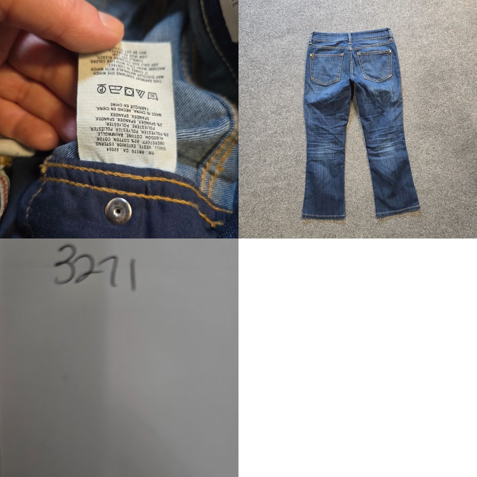 Vintage Pilcro Jeans Womens Size 25 Petite Blue Denim Capri Crop Stretch Capsule Casual Jeans Woman 5-Pocket Design Inseam 24in Capris Size 42" / US 20 - 8 Thumbnail