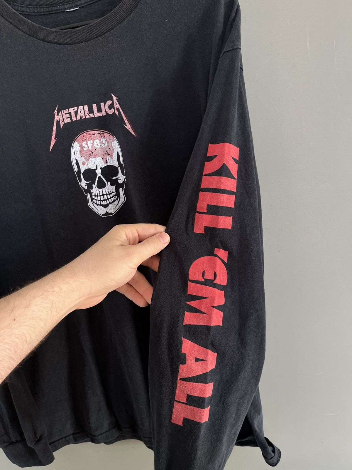 Metallica Metallica Kill Em All Vintage Long Seeve Size US XL / EU 56 / 4 - 4 Thumbnail