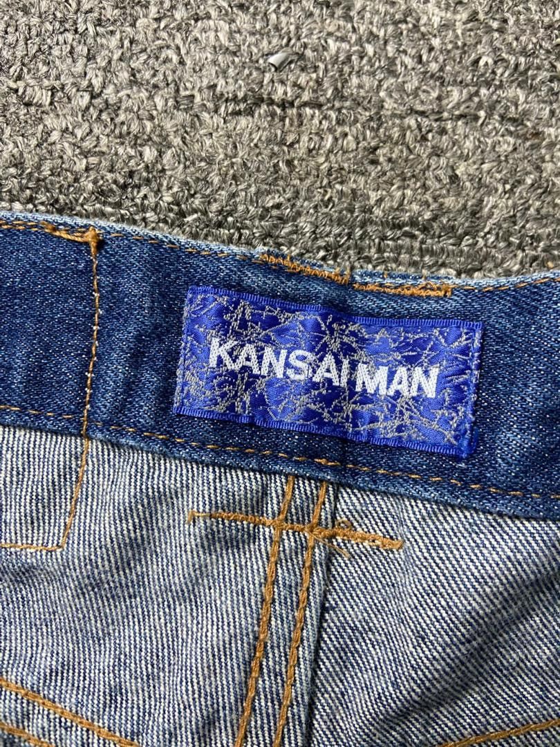Japanese Brand KANSAI MAN Dragon Embroidered Baggy Jeans (136) Size US 32 / EU 48 - 3 Thumbnail