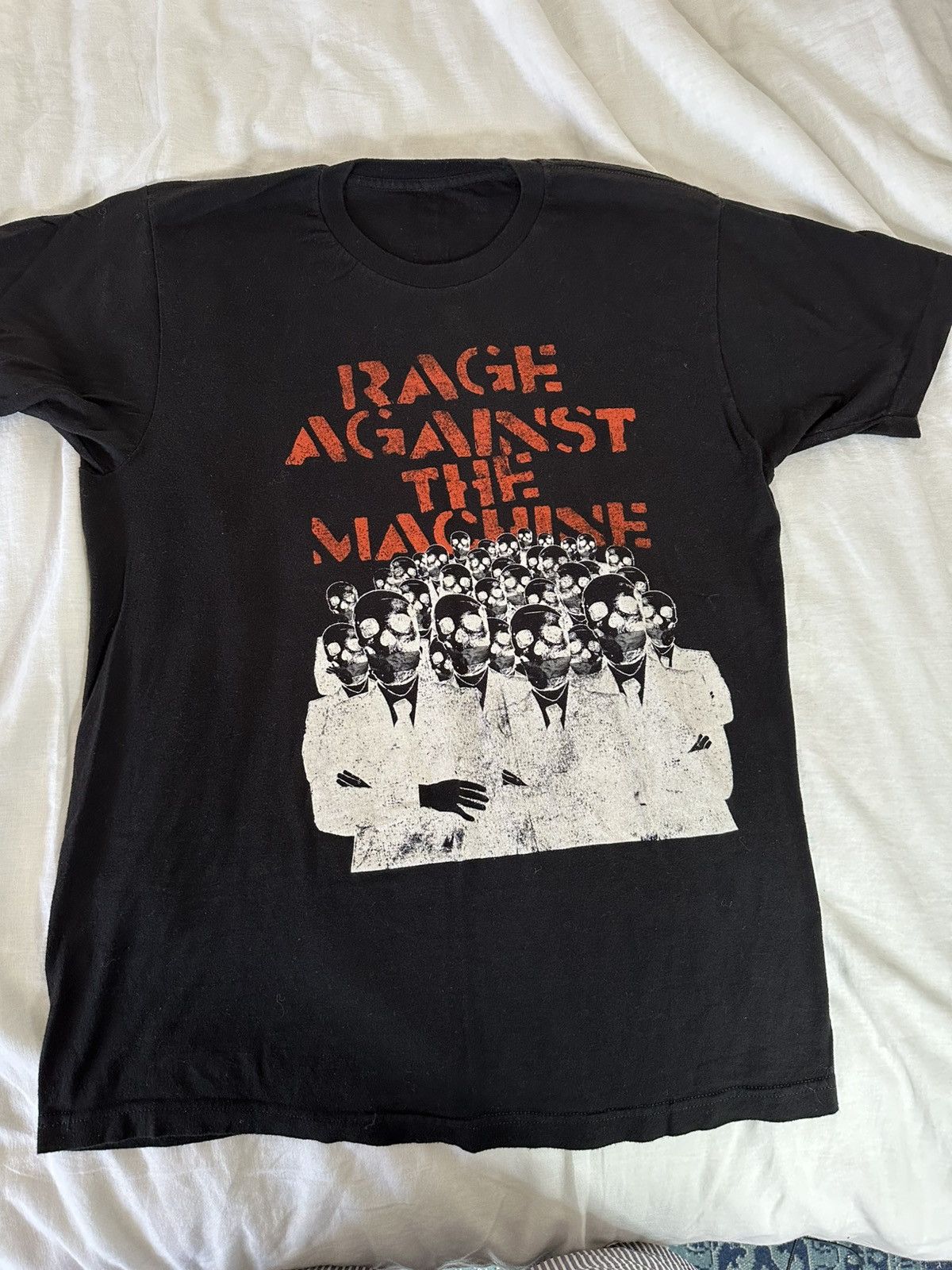 Vintage Rage Against The Machine Band Tee Size US L / EU 52-54 / 3 - 1 Thumbnail