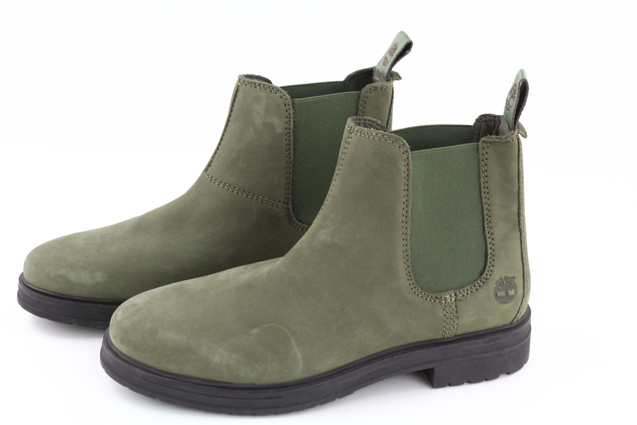 Timberland TB0A2KHKA58 UK5 Olive Leather Almond Chelsea 79866 Size US 7 / IT 37 - 2 Thumbnail