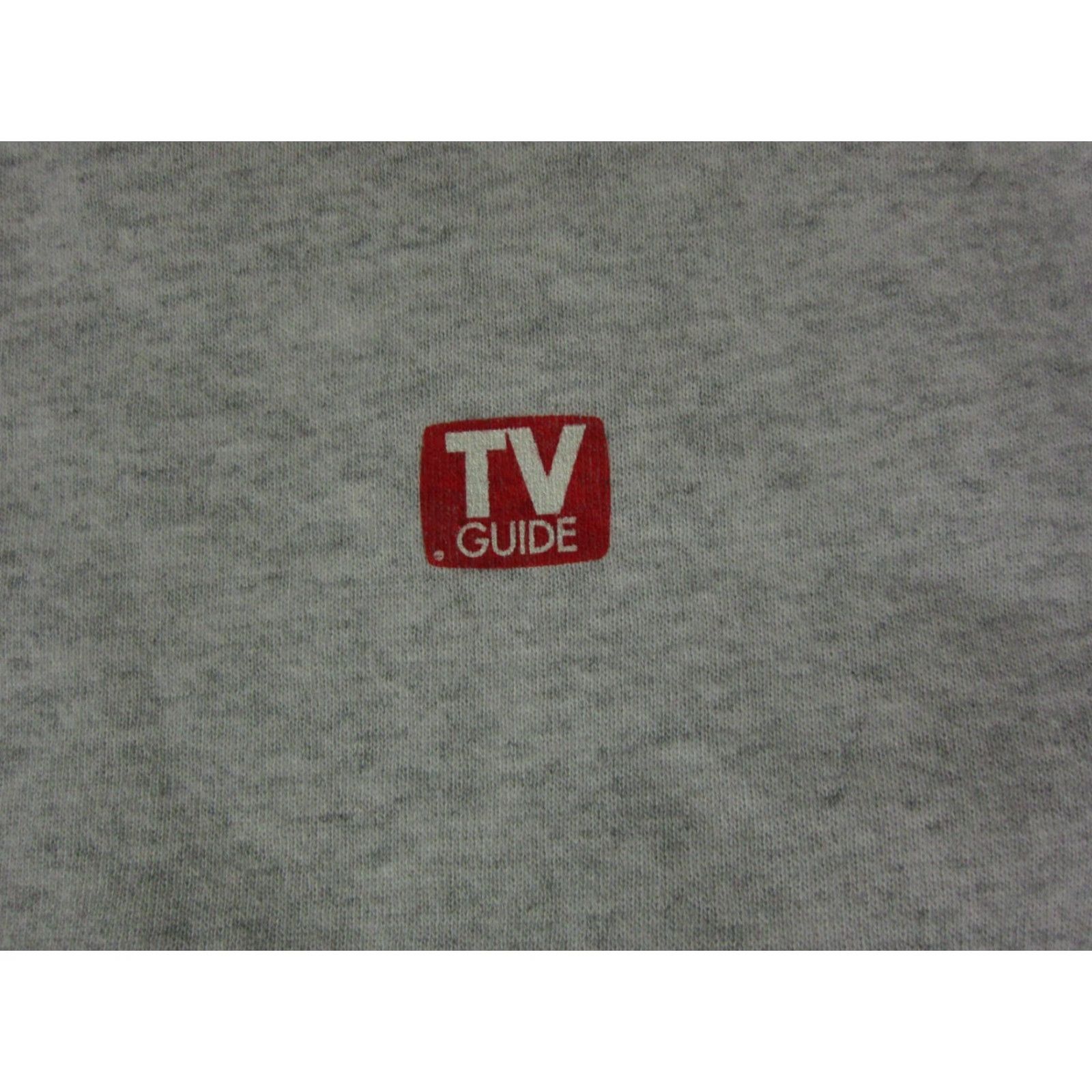 Vintage VINTAGE TV Guide Sweatshirt Mens Large Gray 90s Pullover Knit Logo Size US L / EU 52-54 / 3 - 3 Thumbnail
