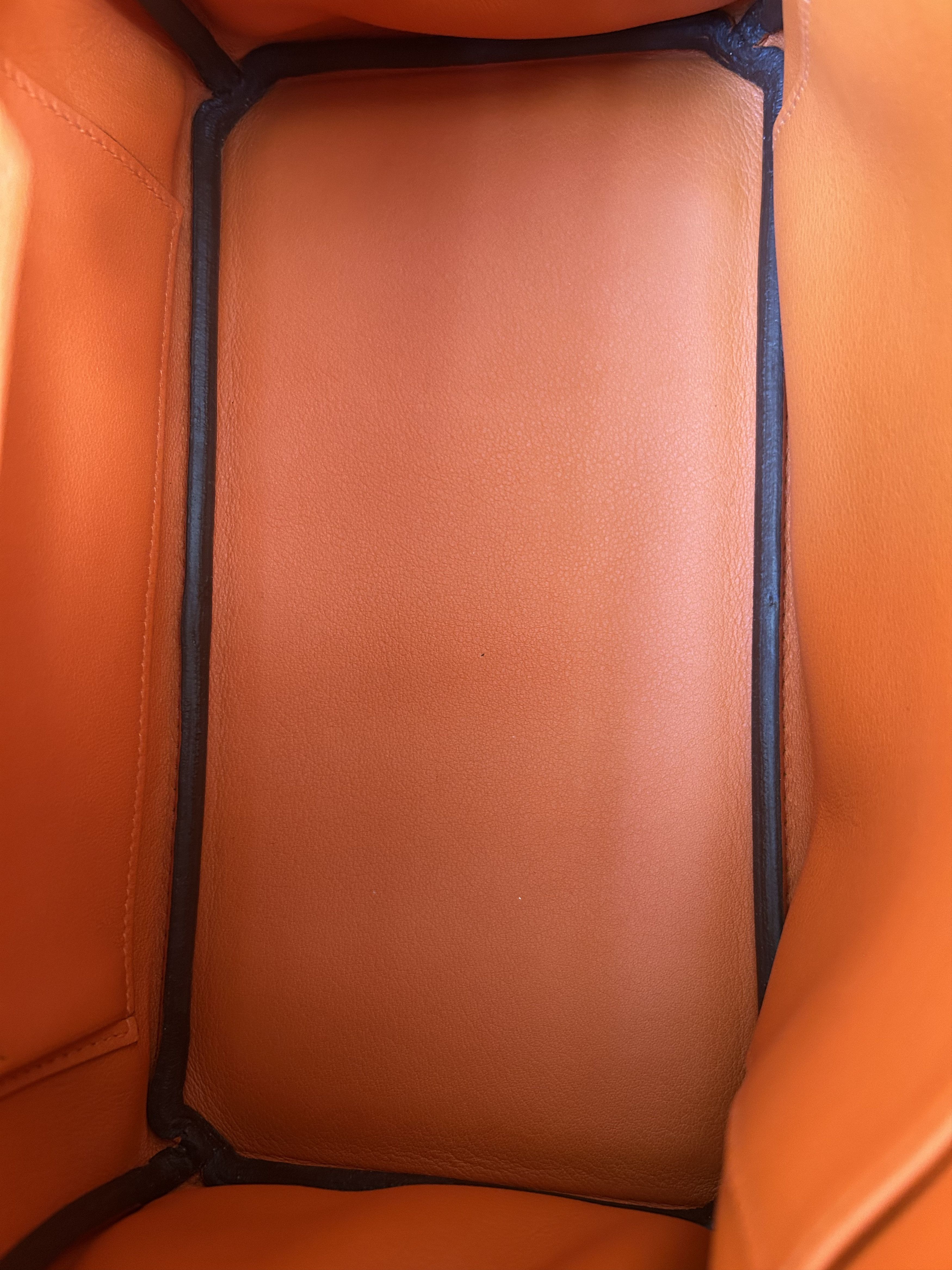Hermes Hermes Orange Epsom & Palladium Hardware Birkin 25 Size ONE SIZE - 6 Thumbnail