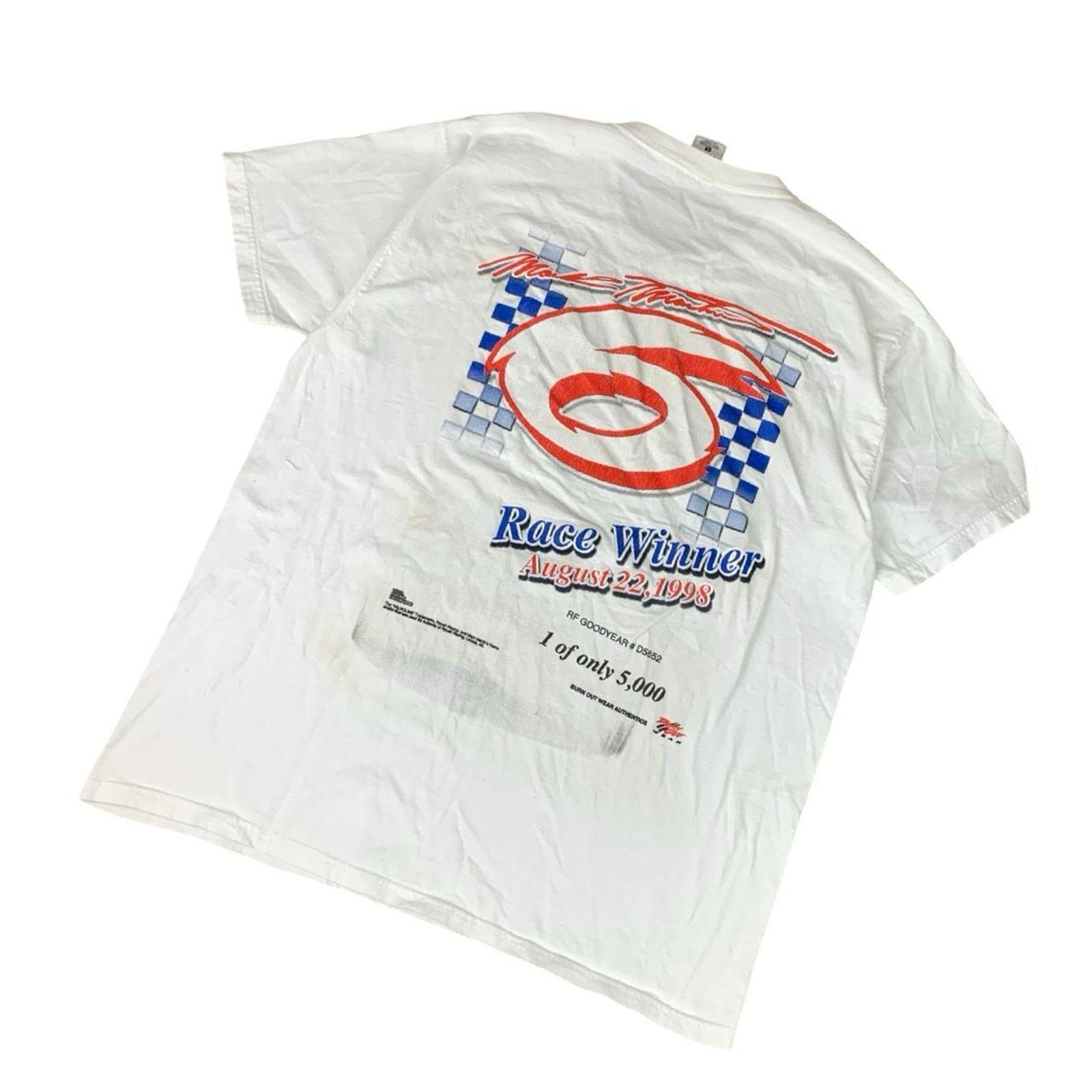 NASCAR × Vintage Vintage 1998 Mark Martin Limited Edition Nascar T-shirt Size US XL / EU 56 / 4 - 3 Thumbnail