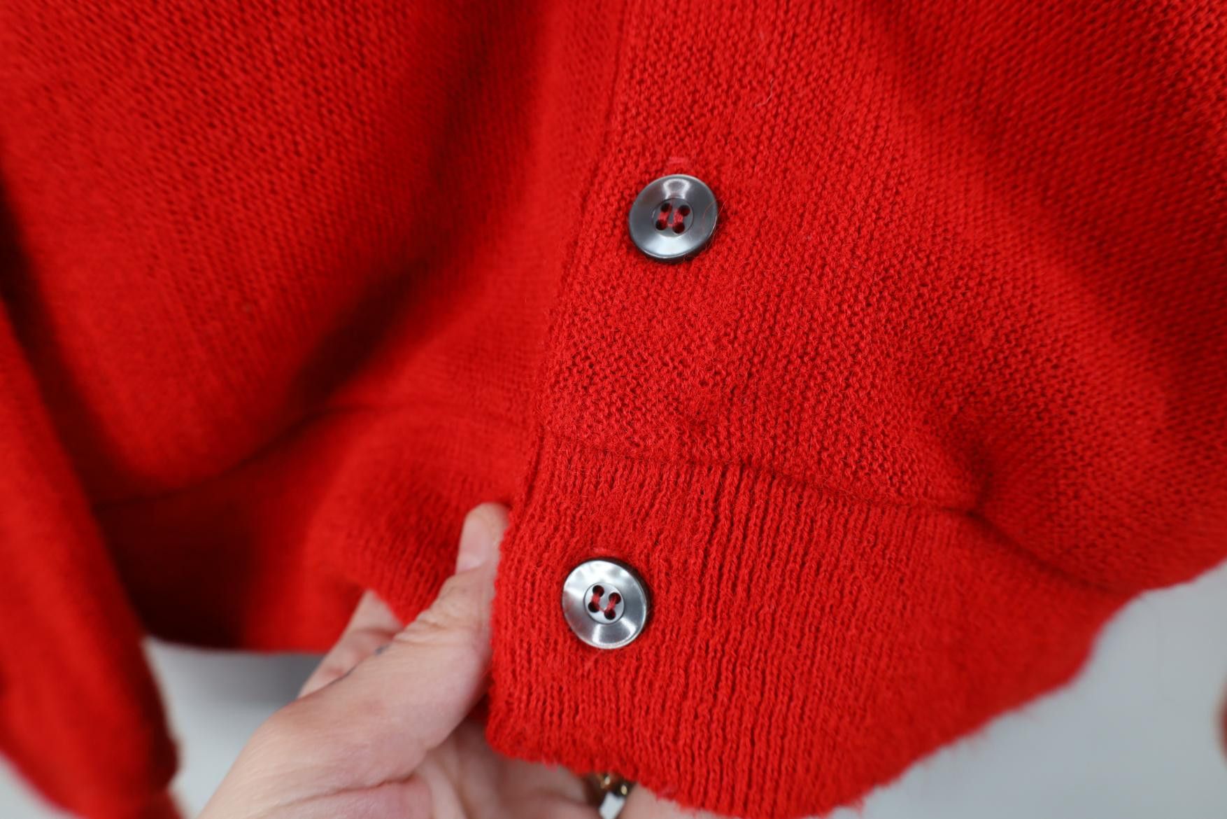 Vintage Vintage 70s Streetwear Kurt Cobain Knit Cardigan Sweater USA Size US M / EU 48-50 / 2 - 4 Thumbnail