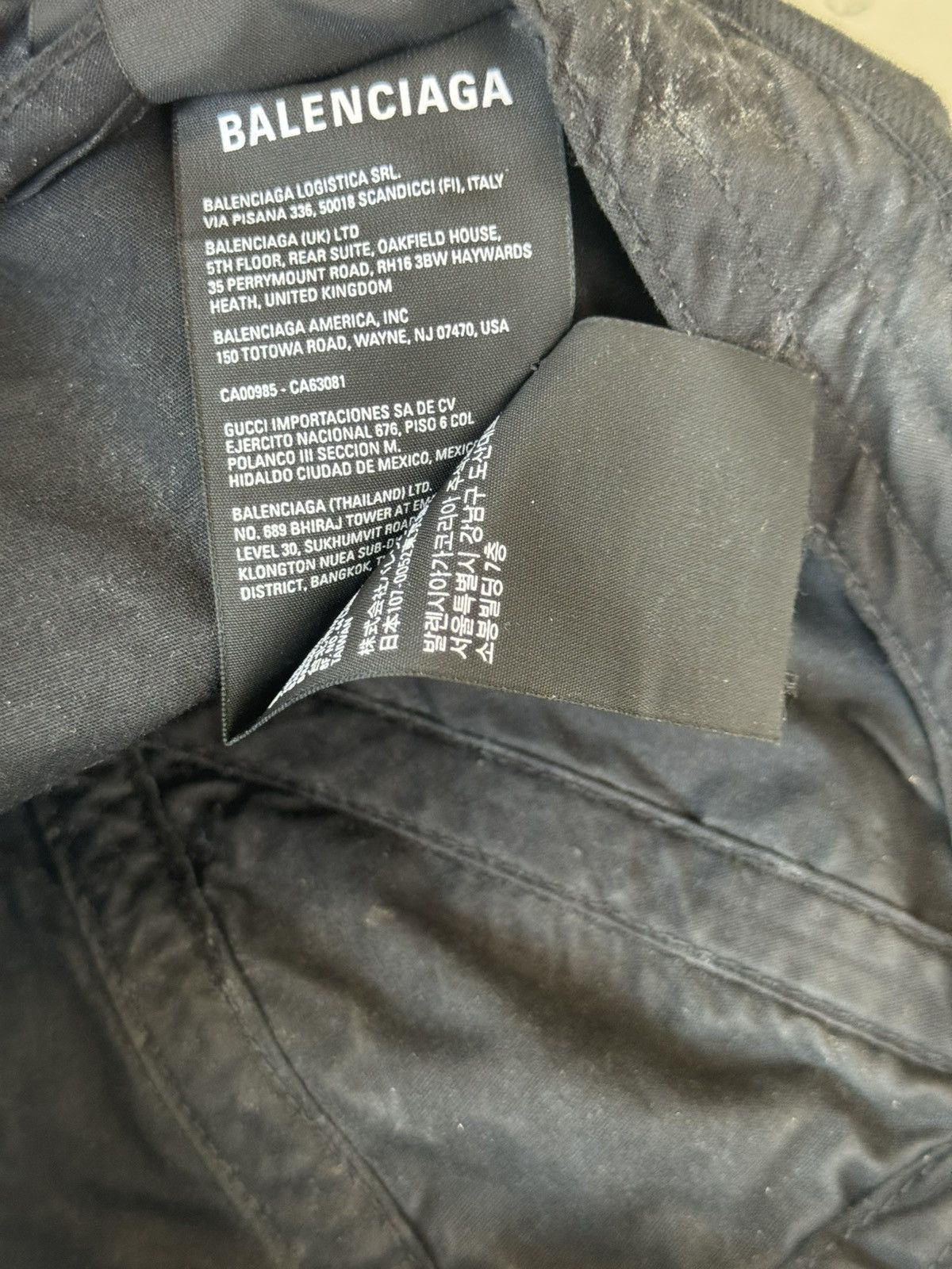 Balenciaga Balenciaga Distressed Sabotage Cap Size ONE SIZE - 9 Thumbnail