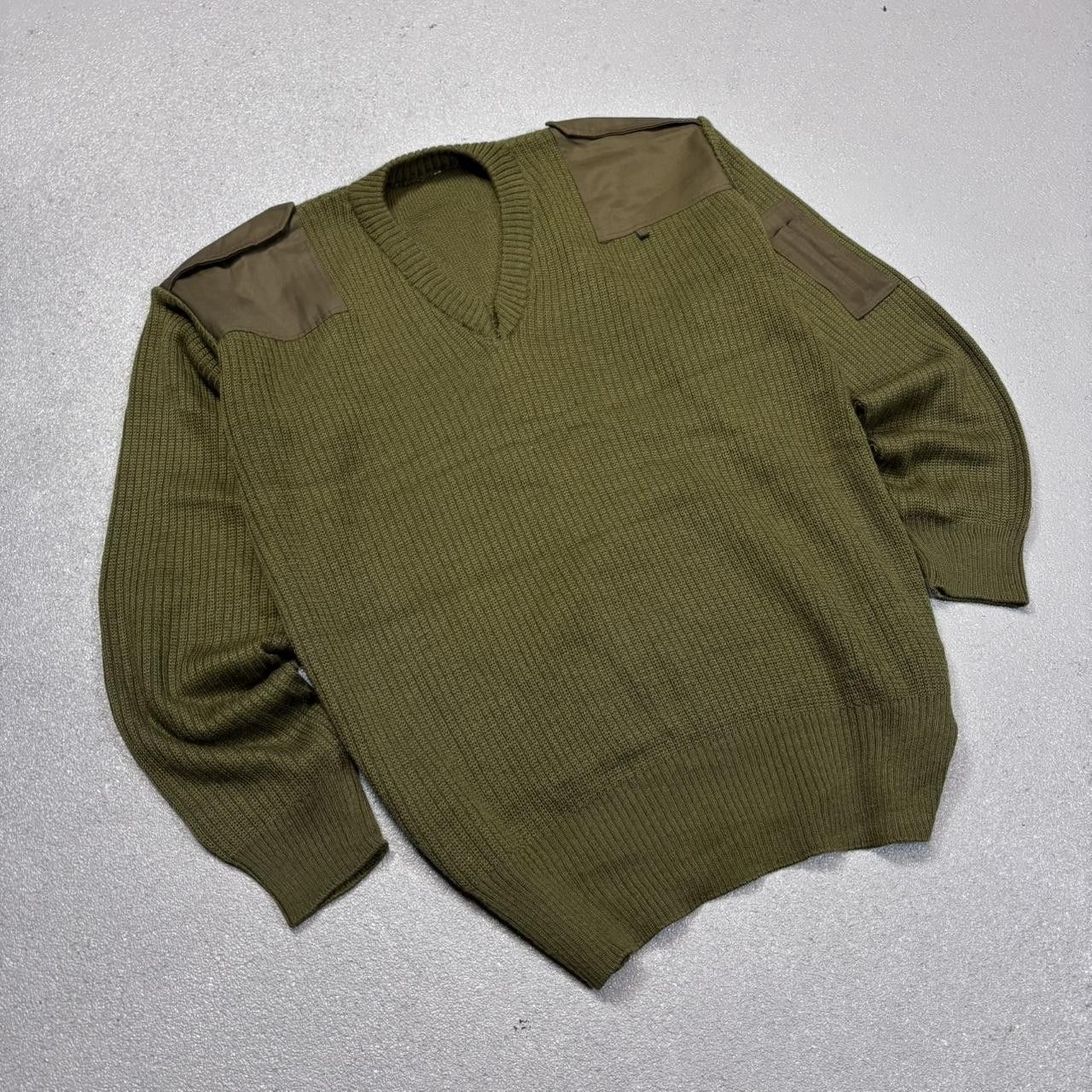 Japanese Brand × Vintage Vintage y2k Military surplus ribbed archive sweater Size US XL / EU 56 / 4 - 2 Thumbnail