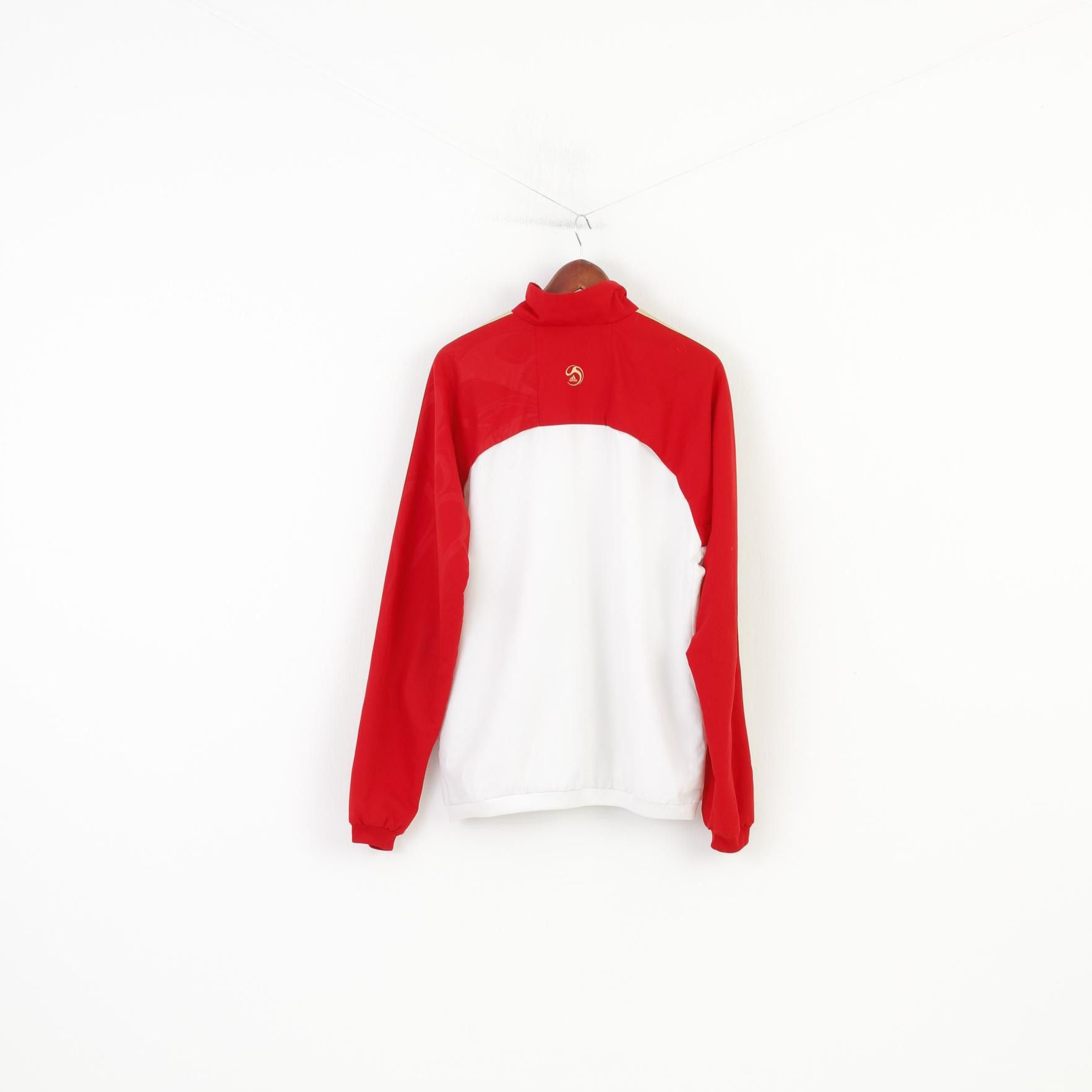 Adidas Adidas Men L Sweatshirt Sport Zip Neck Clima 365 White 4142 Size US L / EU 52-54 / 3 - 8 Thumbnail